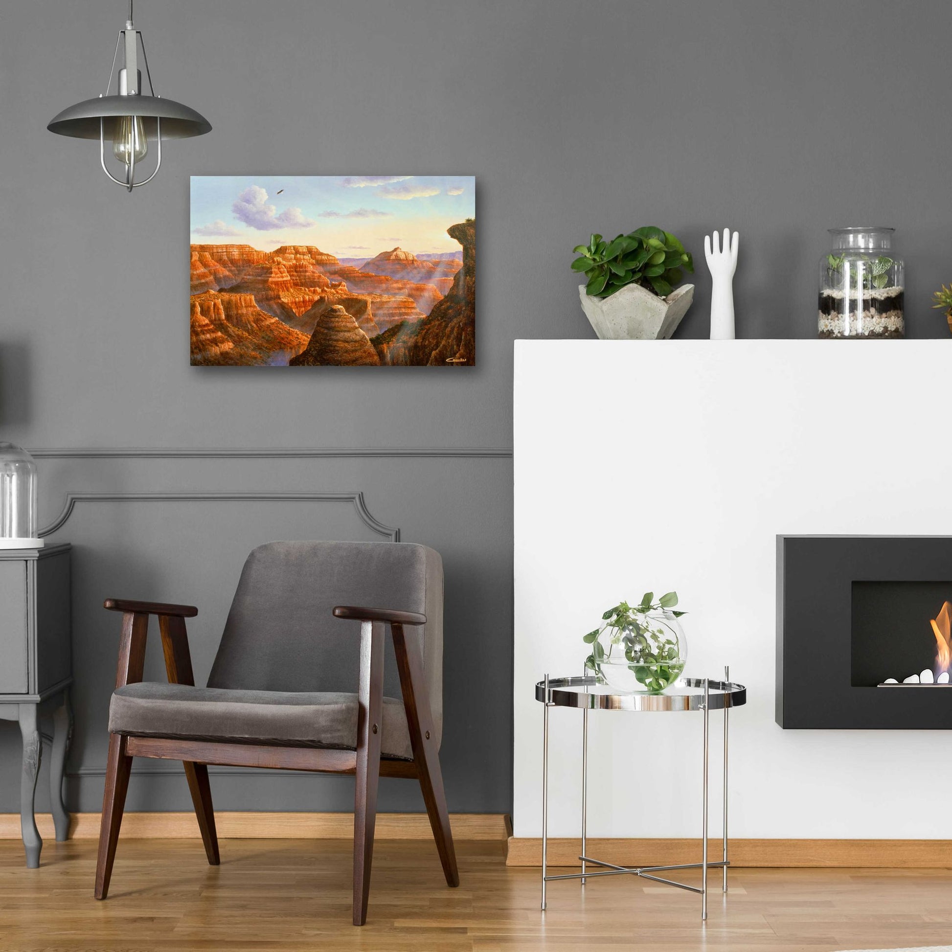 Epic Art 'Grand Canyon' by Eduardo Camoes, Acrylic Glass Wall Art,24x16