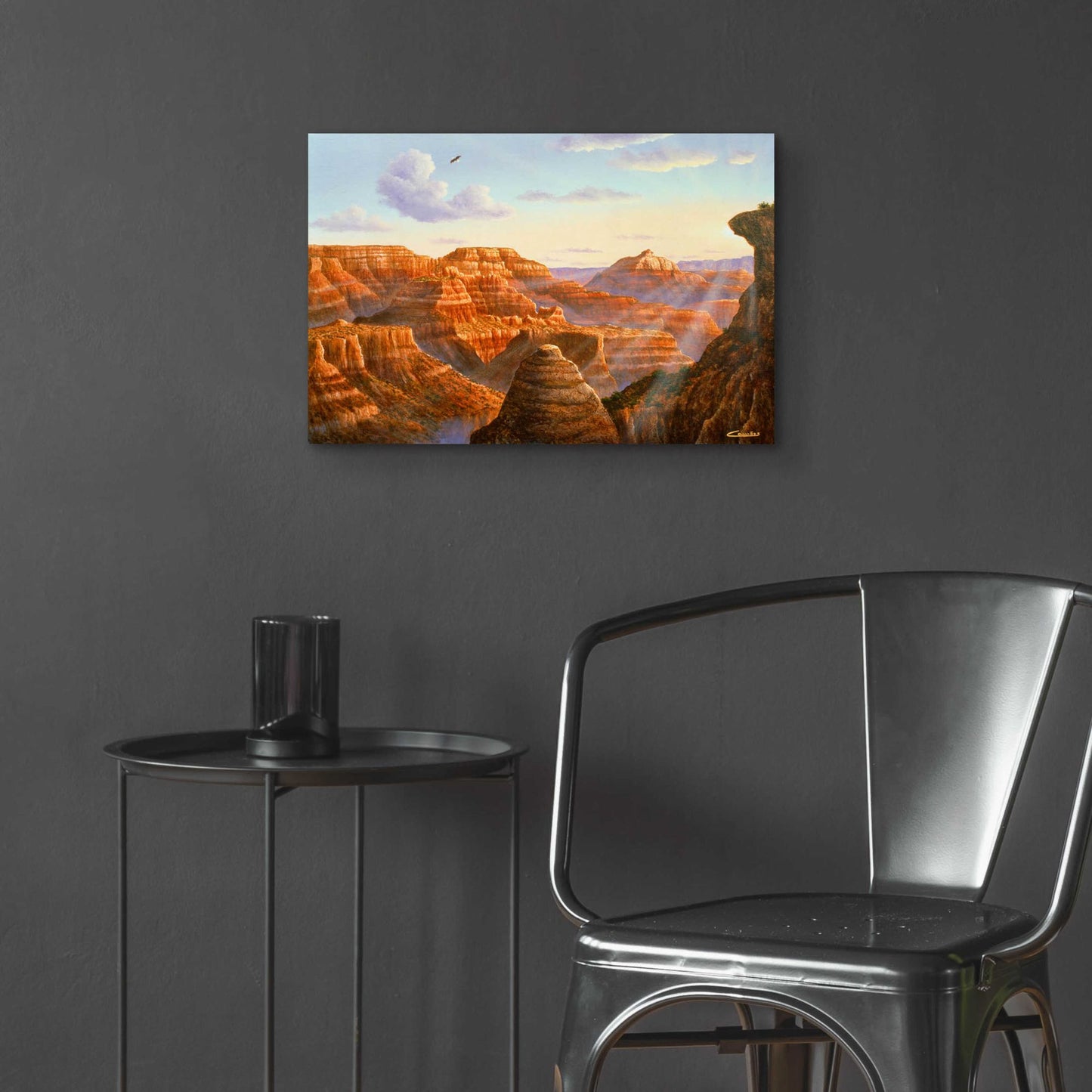 Epic Art 'Grand Canyon' by Eduardo Camoes, Acrylic Glass Wall Art,24x16