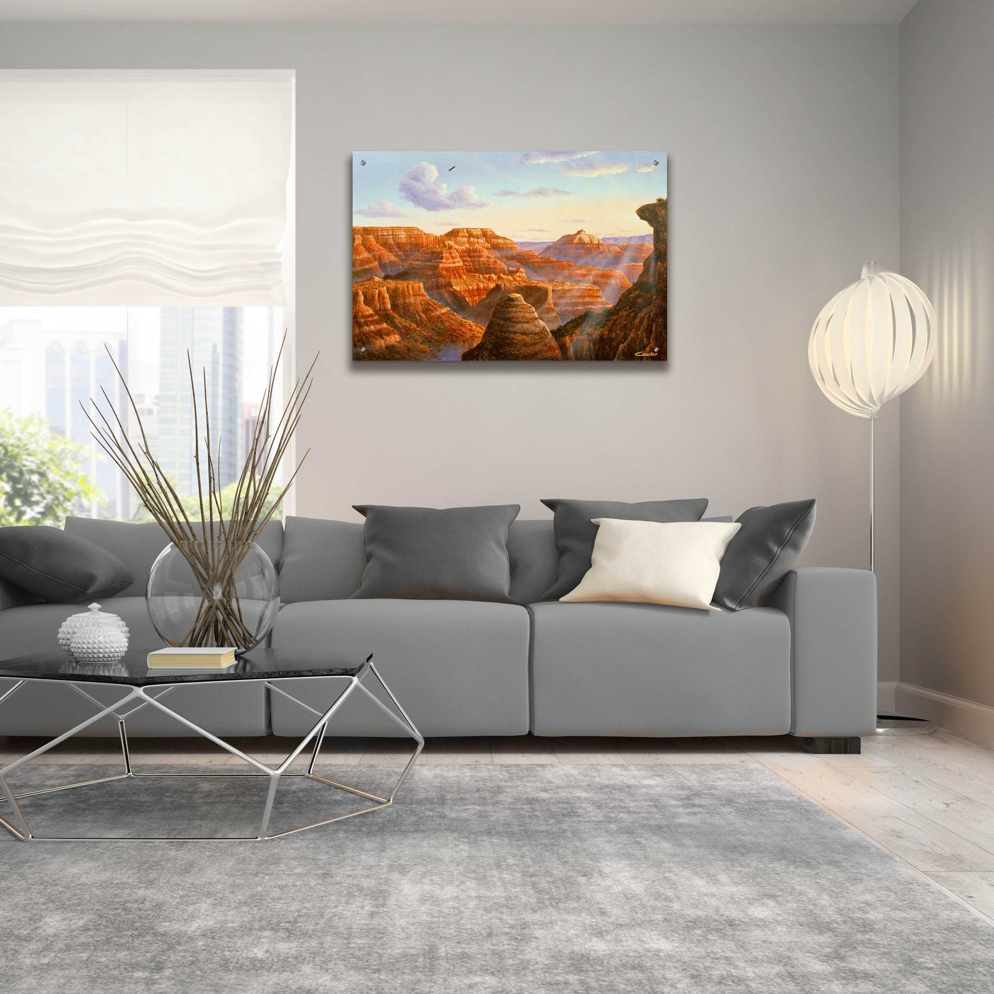 Epic Art 'Grand Canyon' by Eduardo Camoes, Acrylic Glass Wall Art,36x24