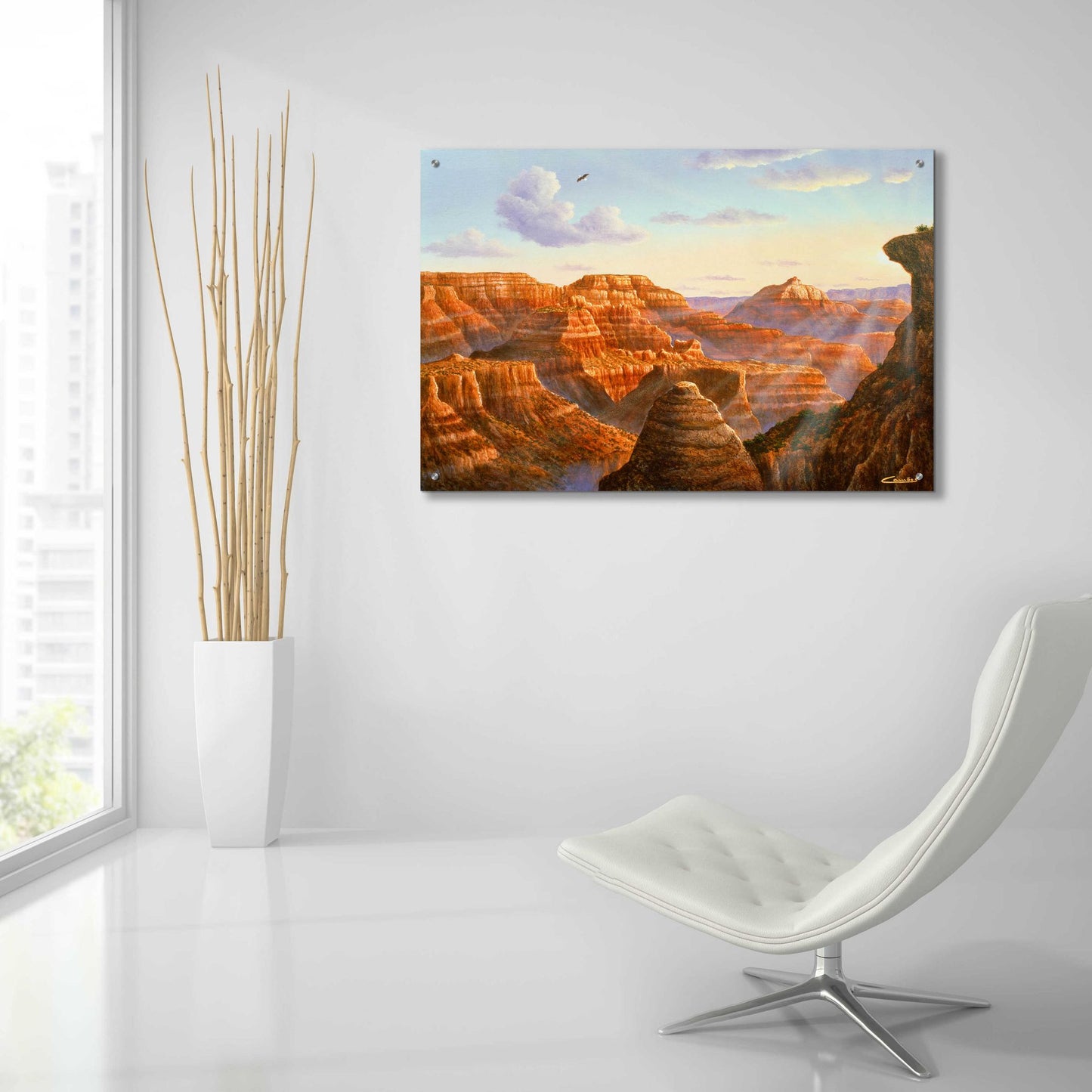 Epic Art 'Grand Canyon' by Eduardo Camoes, Acrylic Glass Wall Art,36x24