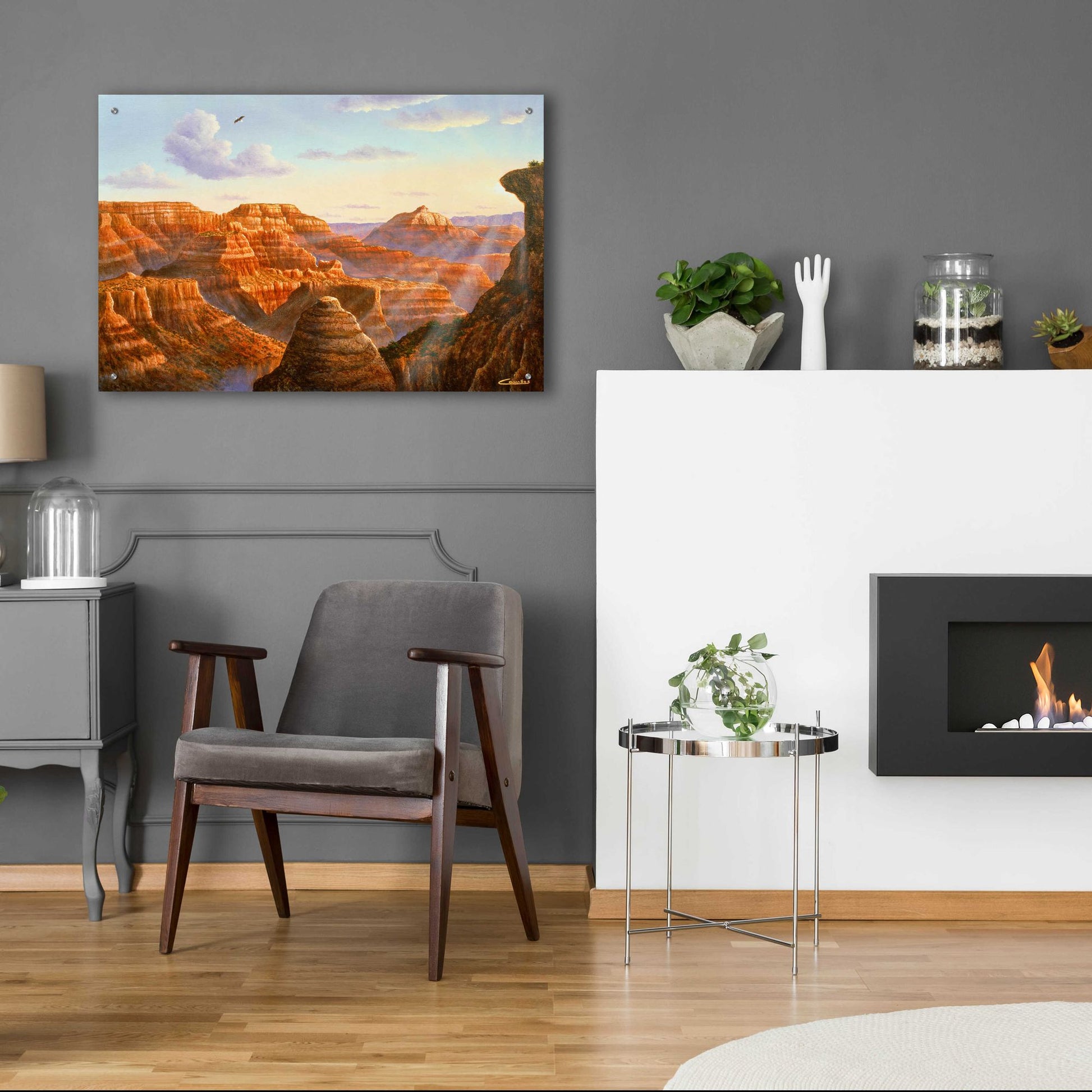 Epic Art 'Grand Canyon' by Eduardo Camoes, Acrylic Glass Wall Art,36x24