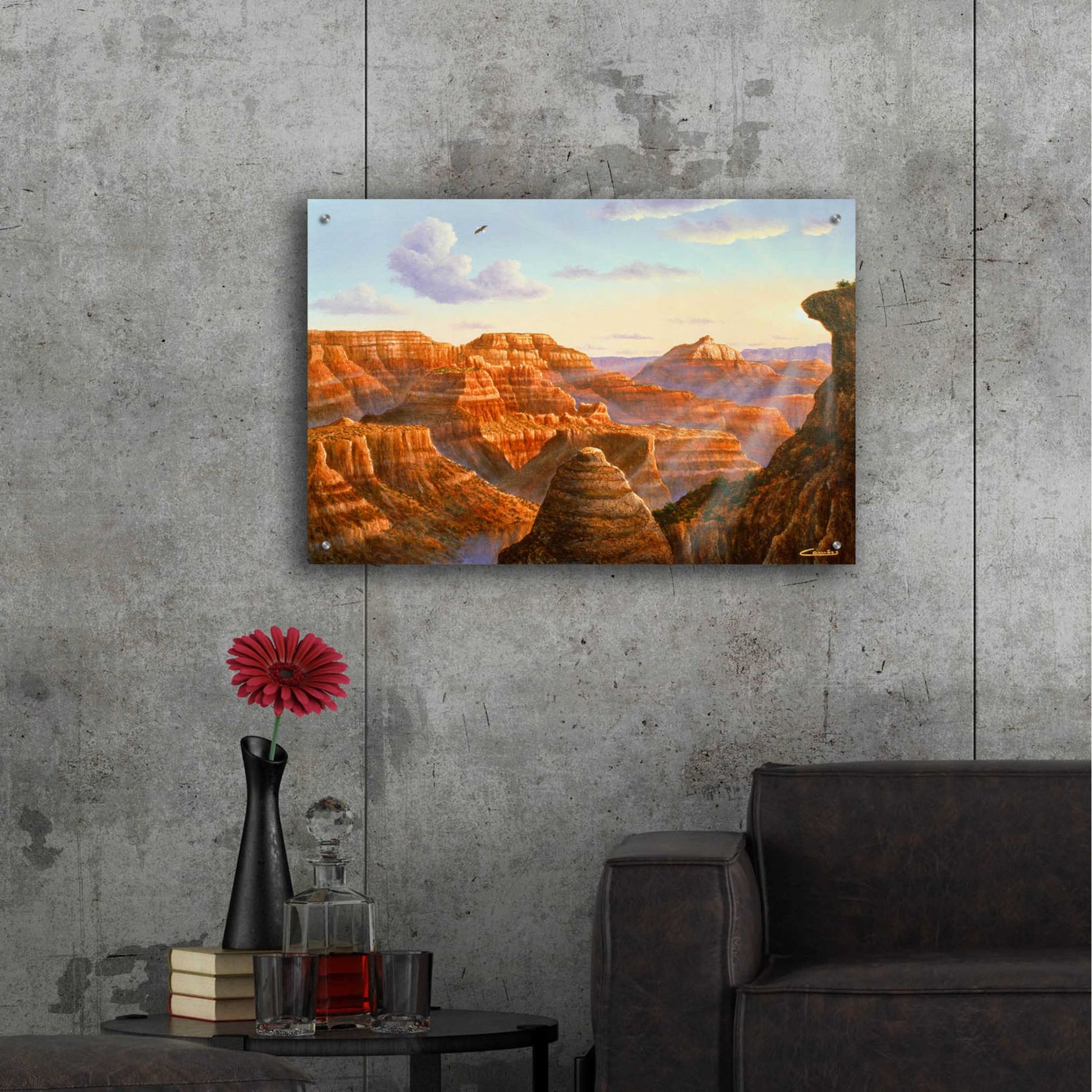 Epic Art 'Grand Canyon' by Eduardo Camoes, Acrylic Glass Wall Art,36x24