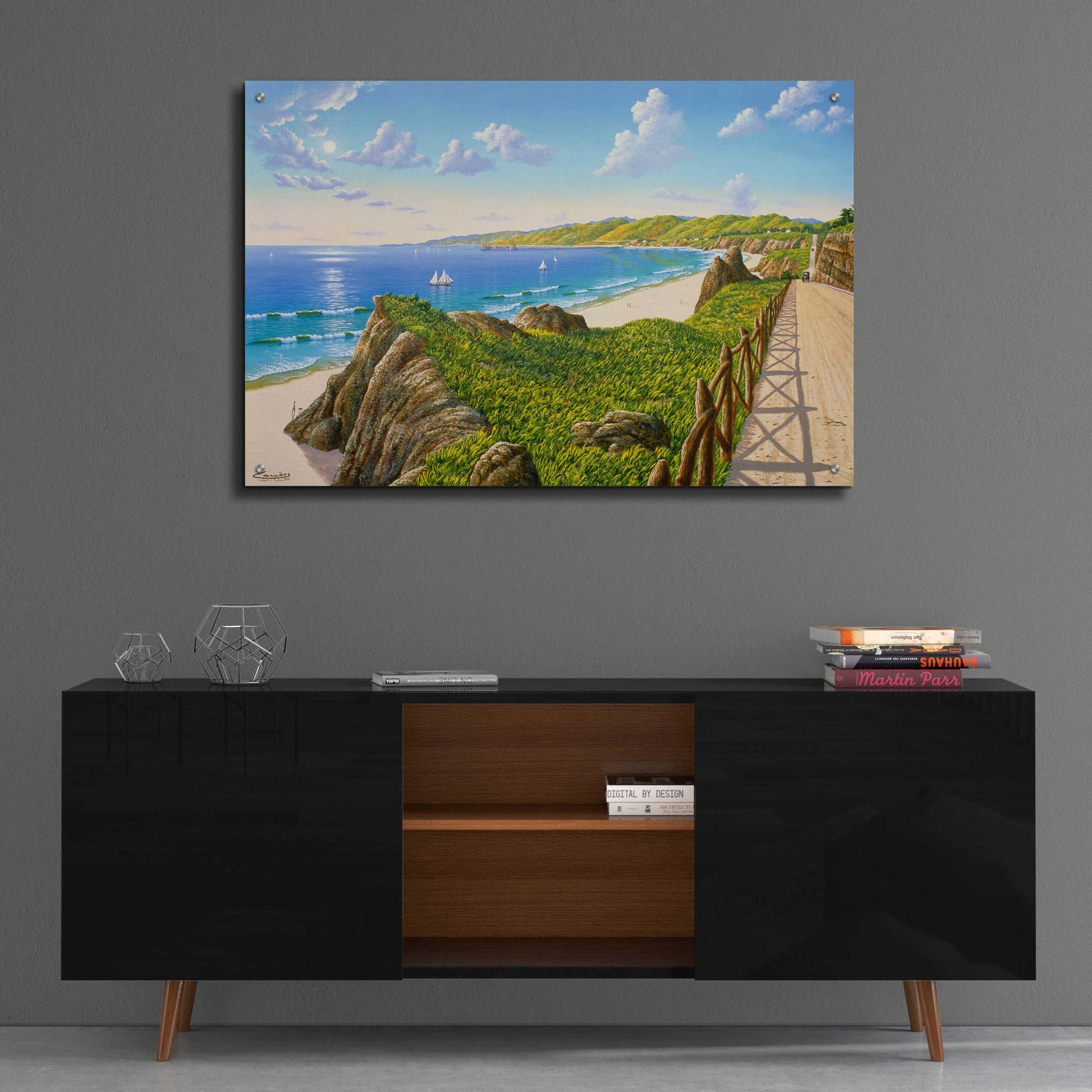 Epic Art 'California Incline 1915' by Eduardo Camoes, Acrylic Glass Wall Art,36x24