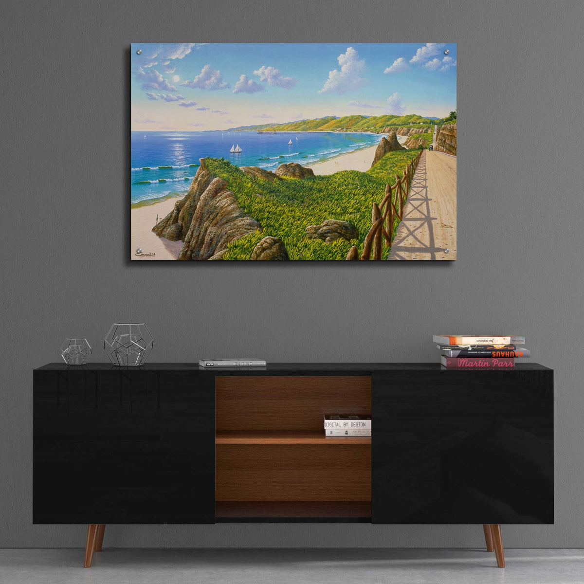 Epic Art 'California Incline 1915' by Eduardo Camoes, Acrylic Glass Wall Art,36x24