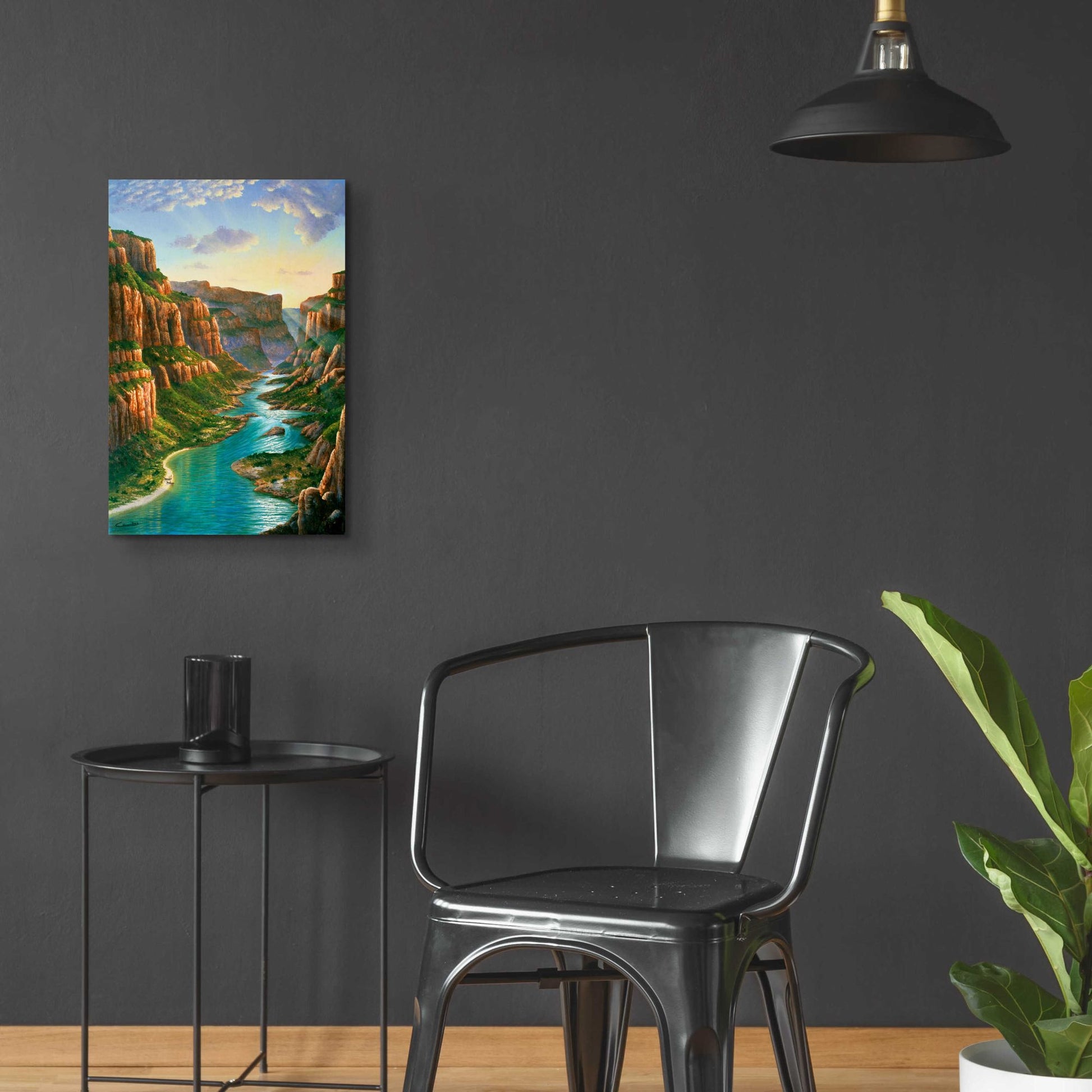 Epic Art 'Colorado River, Grand Canyon' by Eduardo Camoes, Acrylic Glass Wall Art,16x24