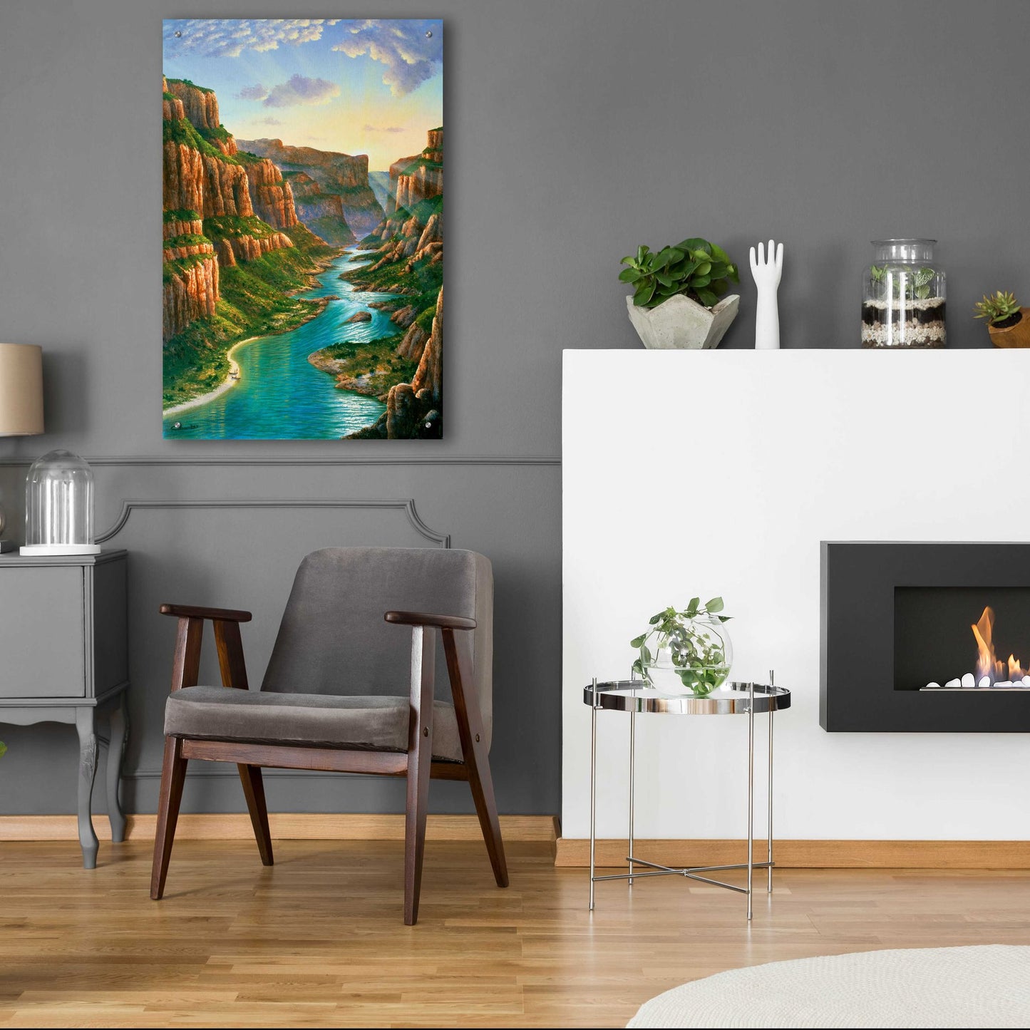 Epic Art 'Colorado River, Grand Canyon' by Eduardo Camoes, Acrylic Glass Wall Art,24x36