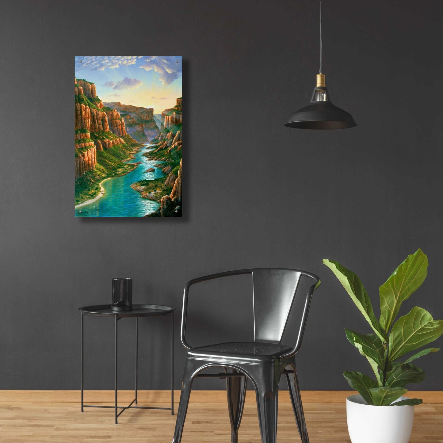 Epic Art 'Colorado River, Grand Canyon' by Eduardo Camoes, Acrylic Glass Wall Art,24x36