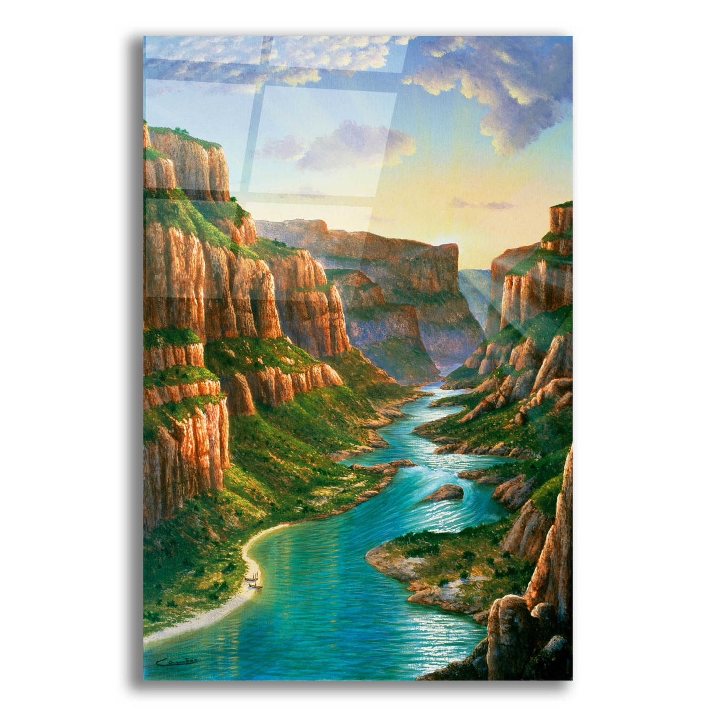 Epic Art 'Colorado River, Grand Canyon' by Eduardo Camoes, Acrylic Glass Wall Art