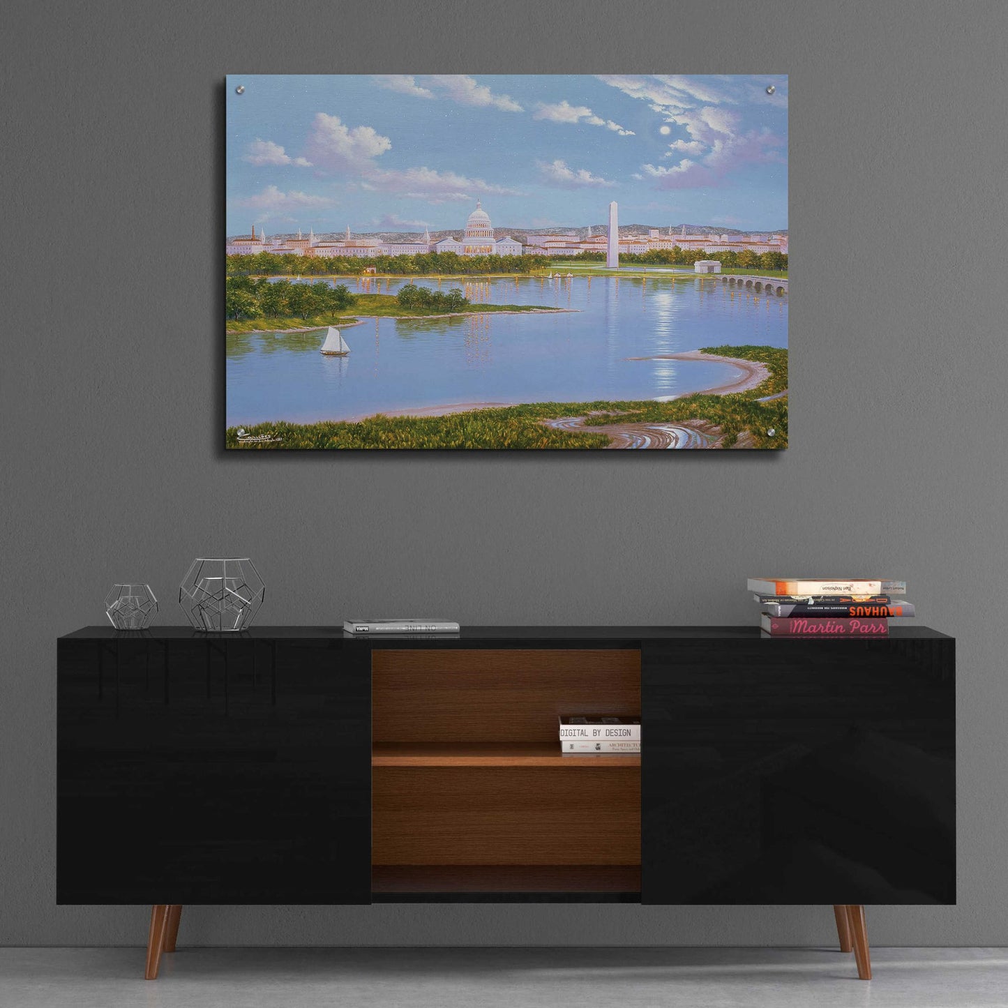 Epic Art 'Washington, D. C. In 1885' by Eduardo Camoes, Acrylic Glass Wall Art,36x24