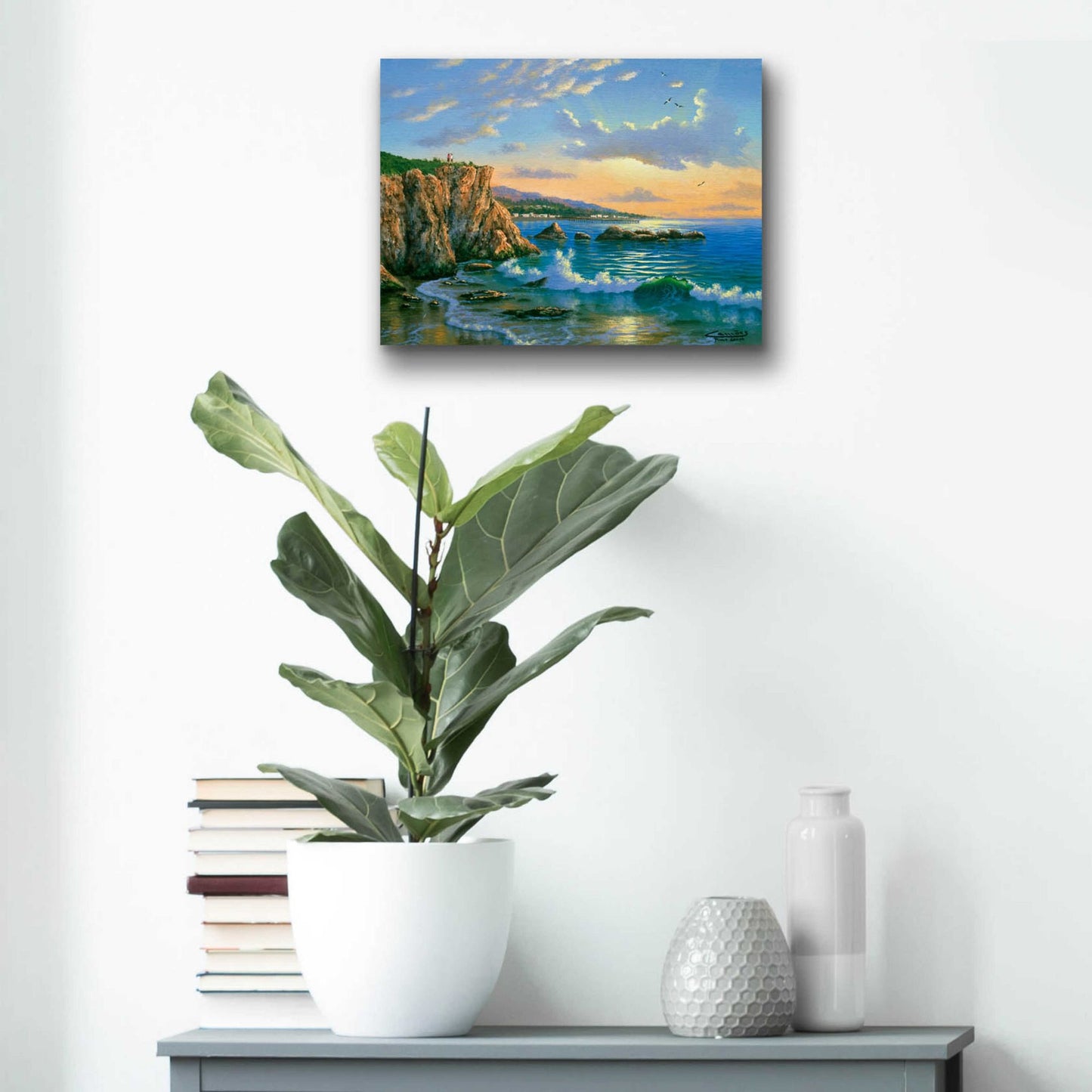 Epic Art 'Pismo Beach CA' by Eduardo Camoes, Acrylic Glass Wall Art,16x12