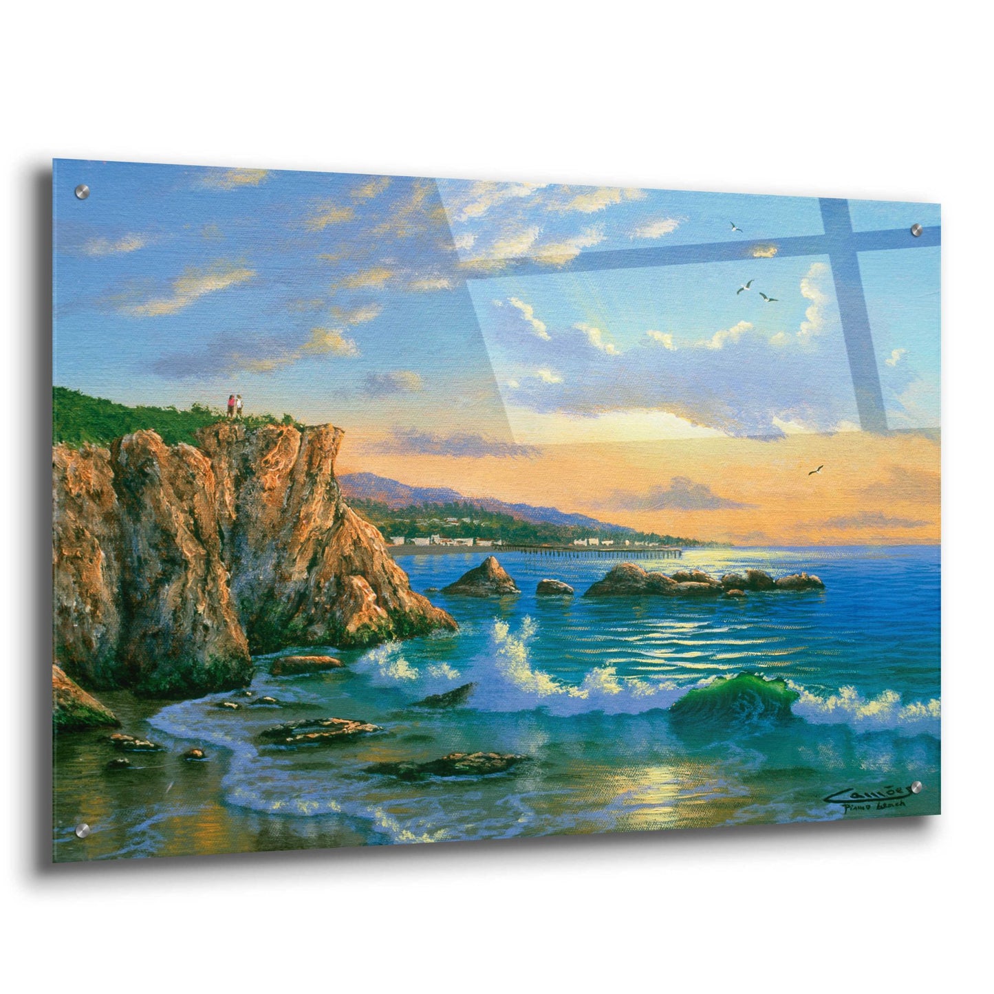 Epic Art 'Pismo Beach CA' by Eduardo Camoes, Acrylic Glass Wall Art,36x24