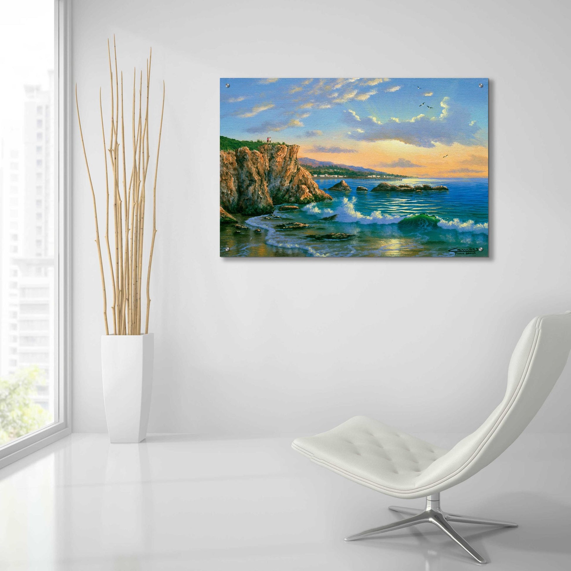 Epic Art 'Pismo Beach CA' by Eduardo Camoes, Acrylic Glass Wall Art,36x24