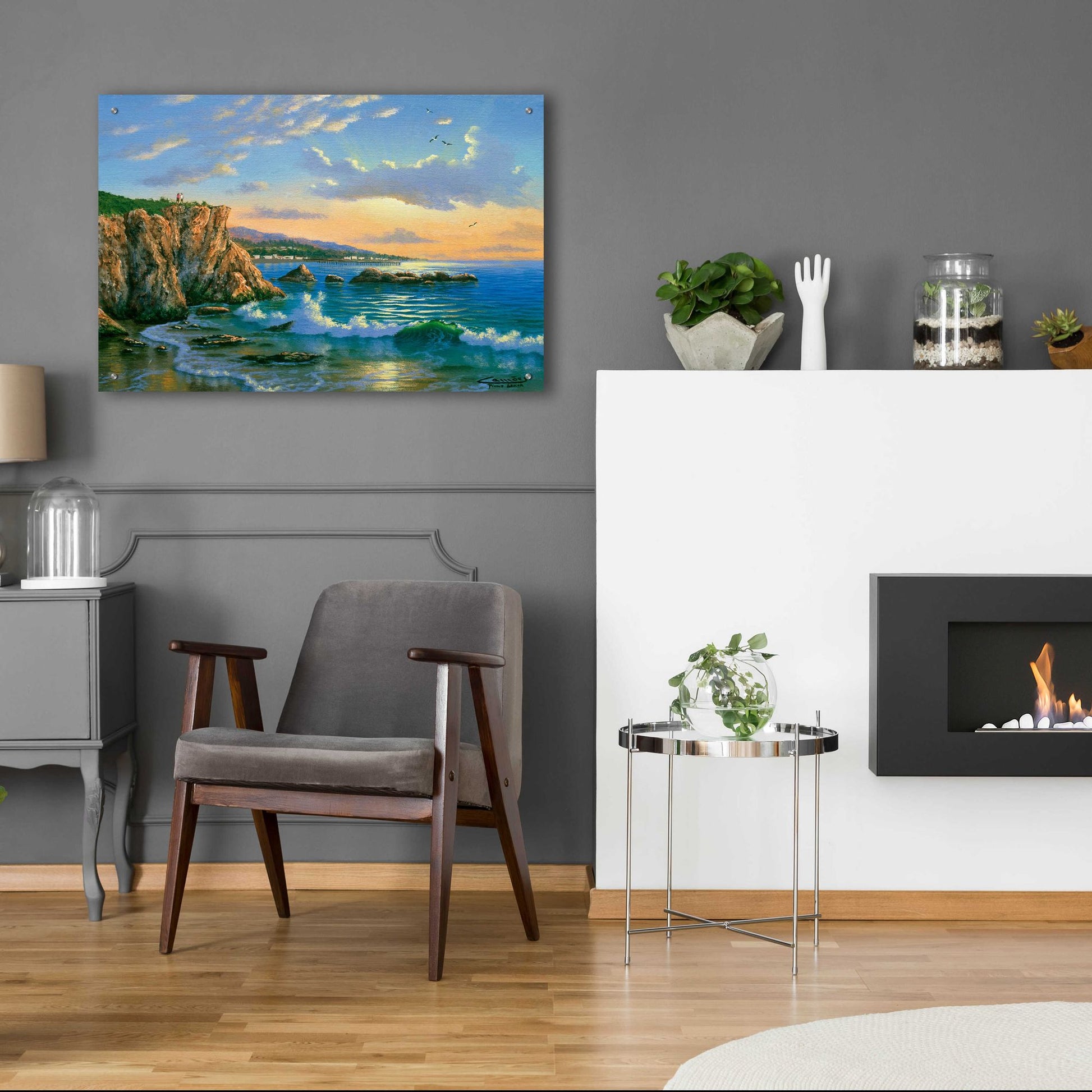 Epic Art 'Pismo Beach CA' by Eduardo Camoes, Acrylic Glass Wall Art,36x24