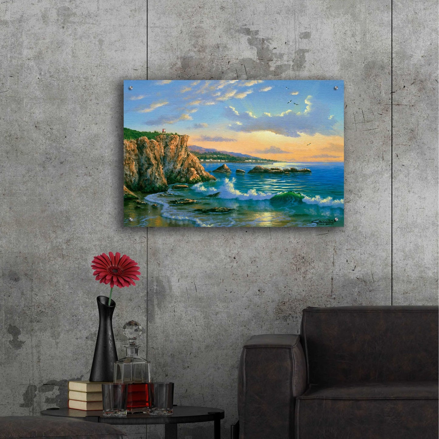 Epic Art 'Pismo Beach CA' by Eduardo Camoes, Acrylic Glass Wall Art,36x24