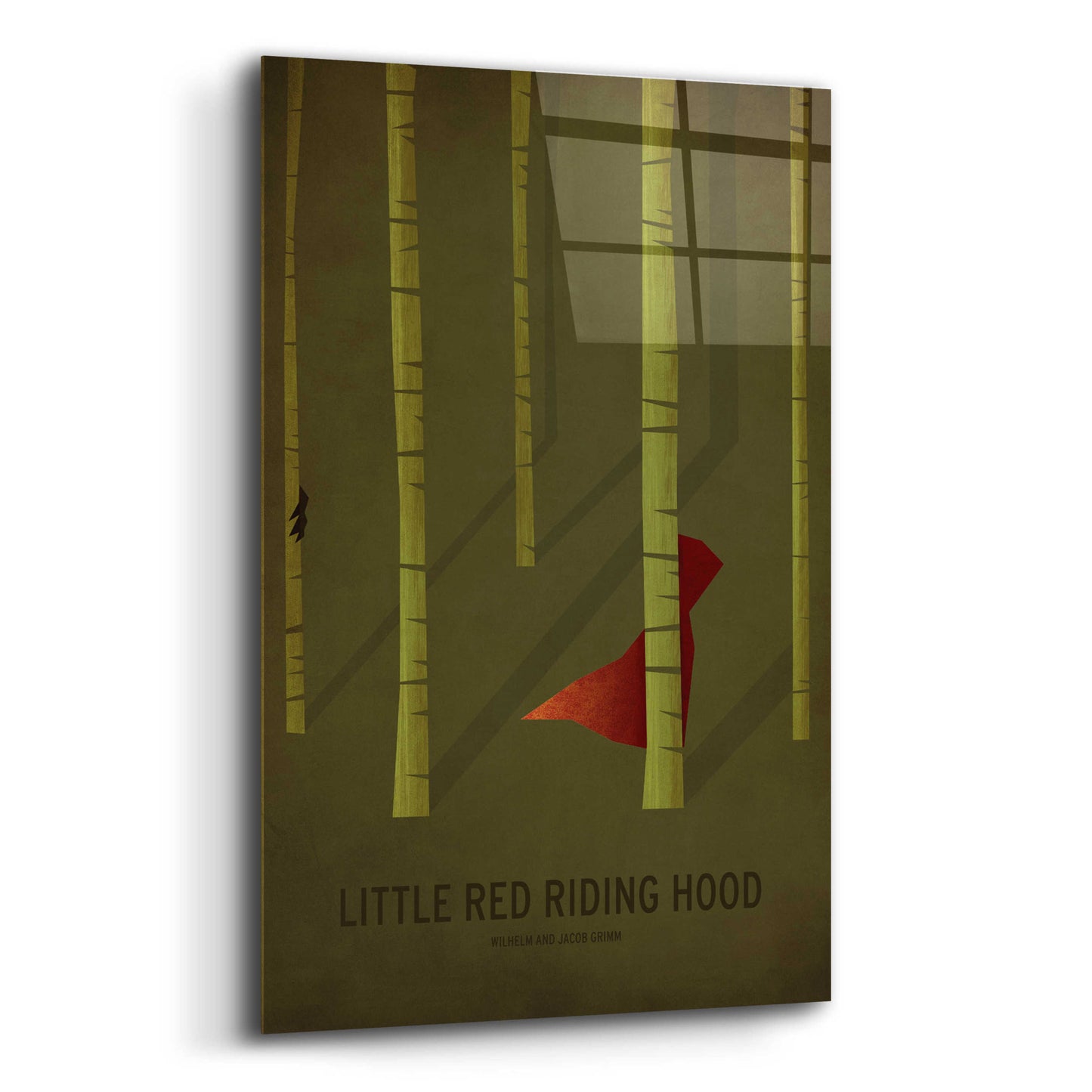 Epic Art 'Little Red Riding Hood' by Christian Jackson, Acrylic Glass Wall Art,12x16