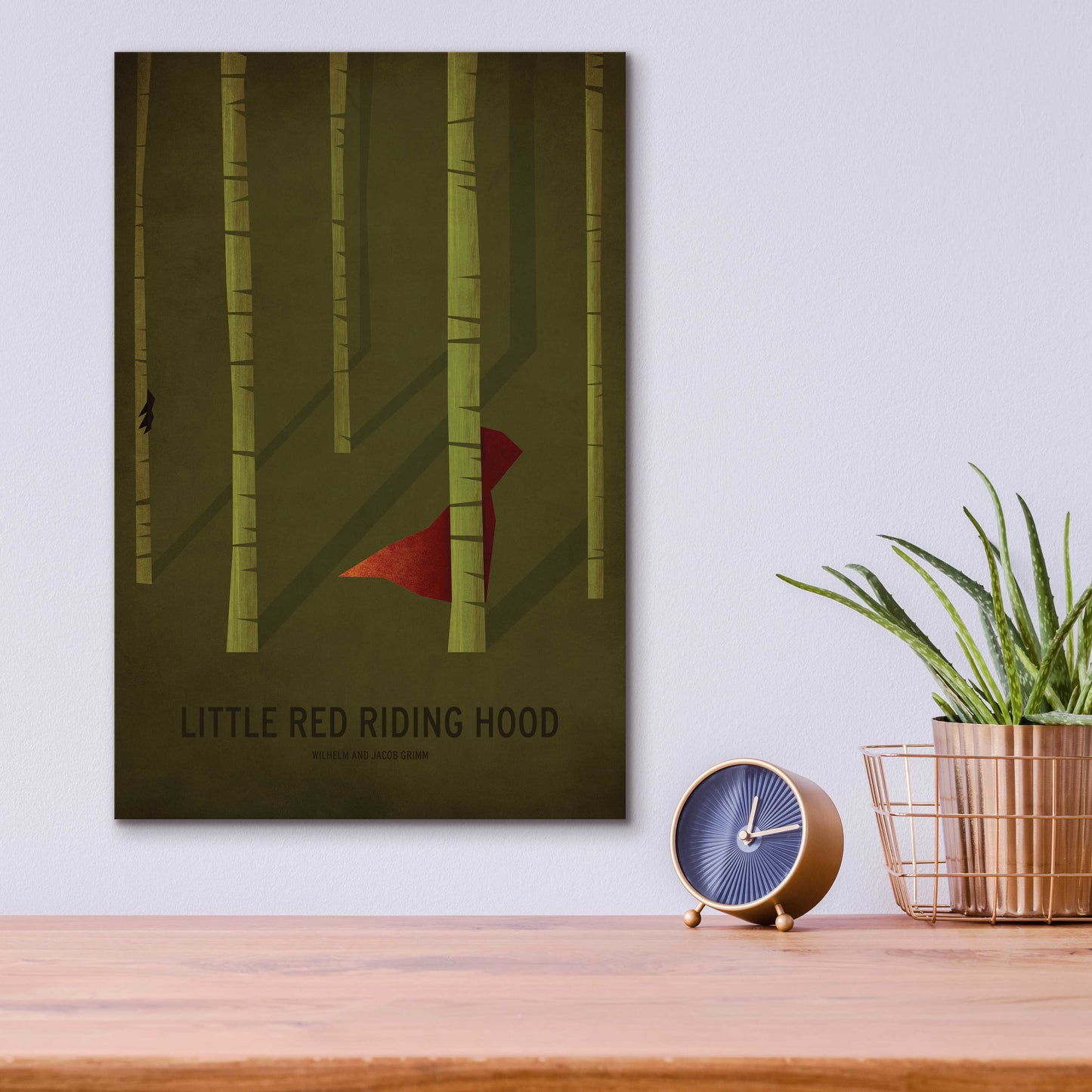 Epic Art 'Little Red Riding Hood' by Christian Jackson, Acrylic Glass Wall Art,12x16