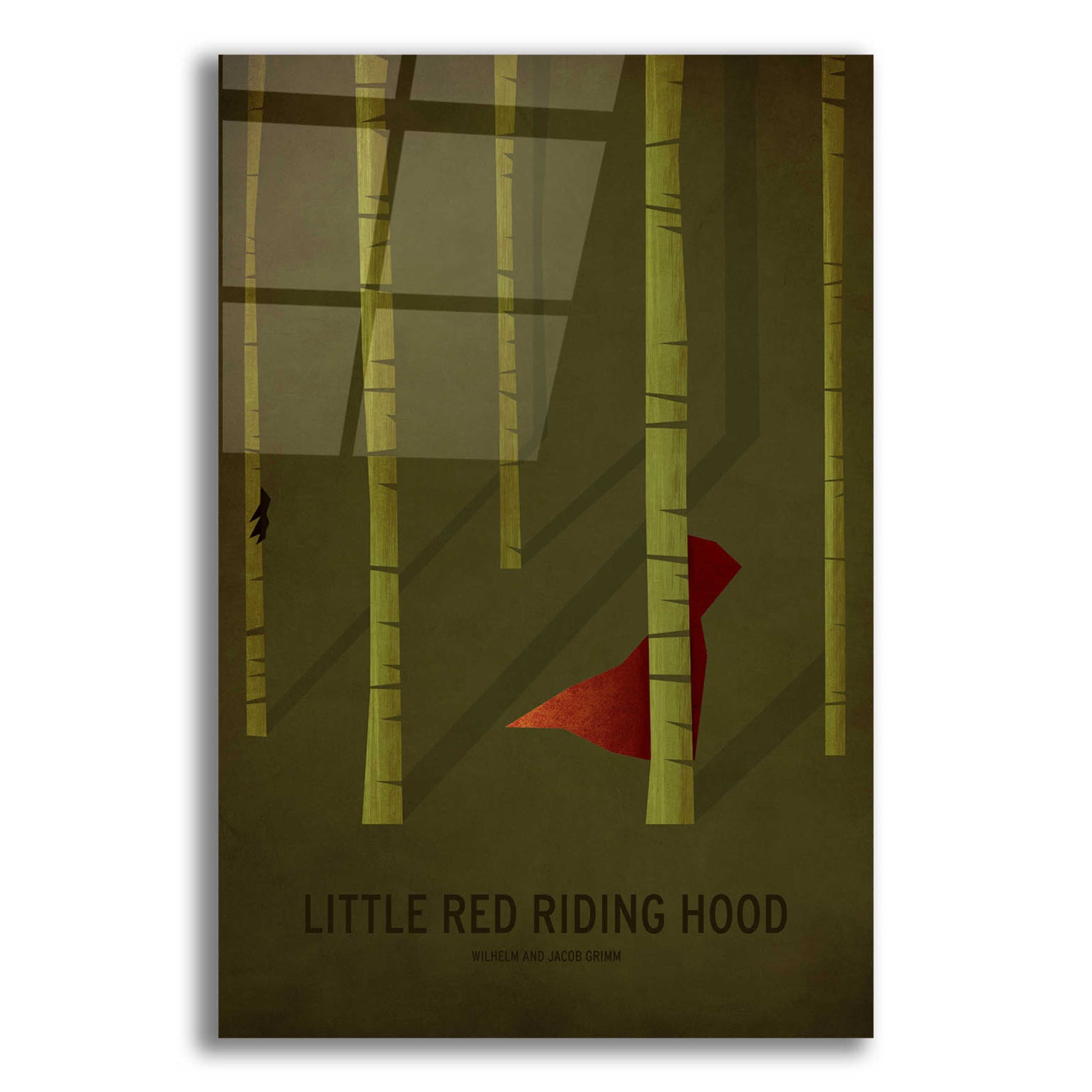 Epic Art 'Little Red Riding Hood' by Christian Jackson, Acrylic Glass Wall Art,16x24