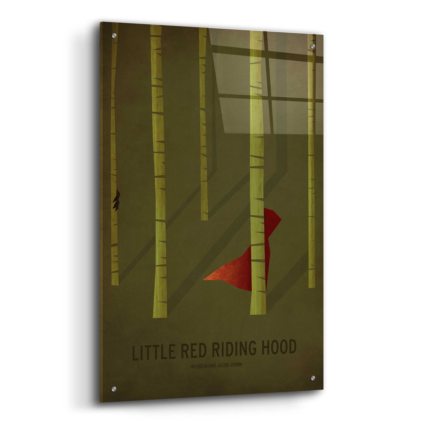 Epic Art 'Little Red Riding Hood' by Christian Jackson, Acrylic Glass Wall Art,24x36