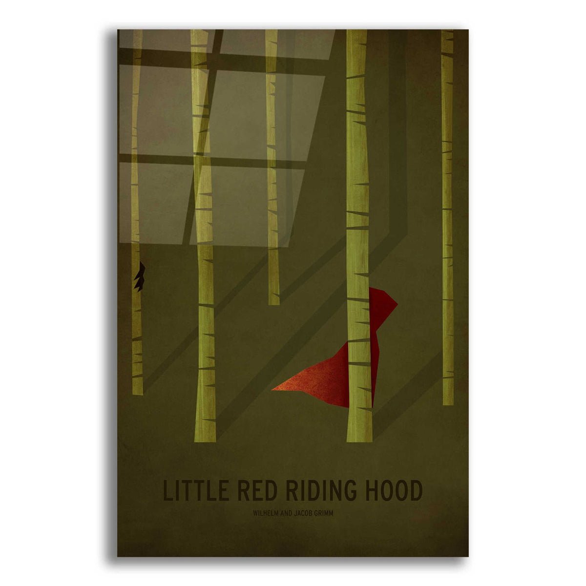 Little Red Riding Hood by Christian Jackson acrylic glass wall art