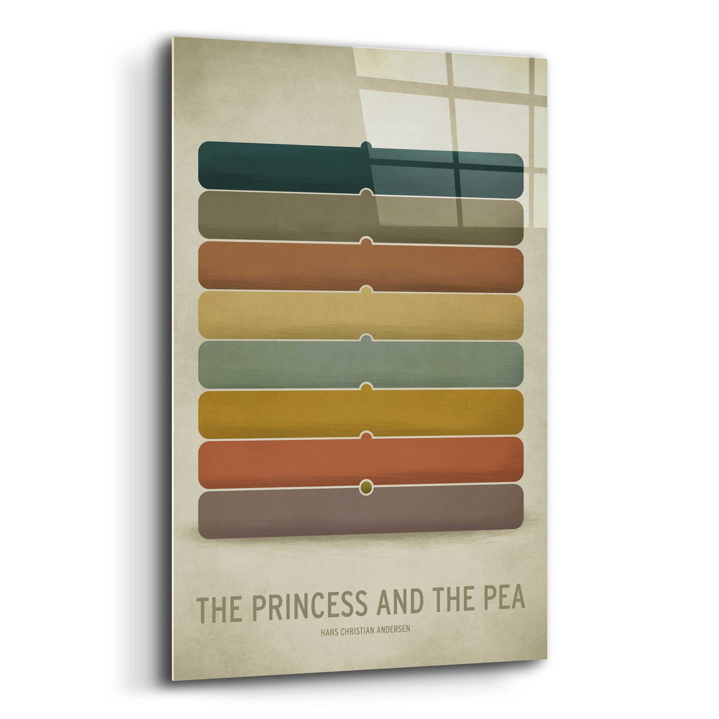 Epic Art 'Princess Pea' by Christian Jackson, Acrylic Glass Wall Art,12x16