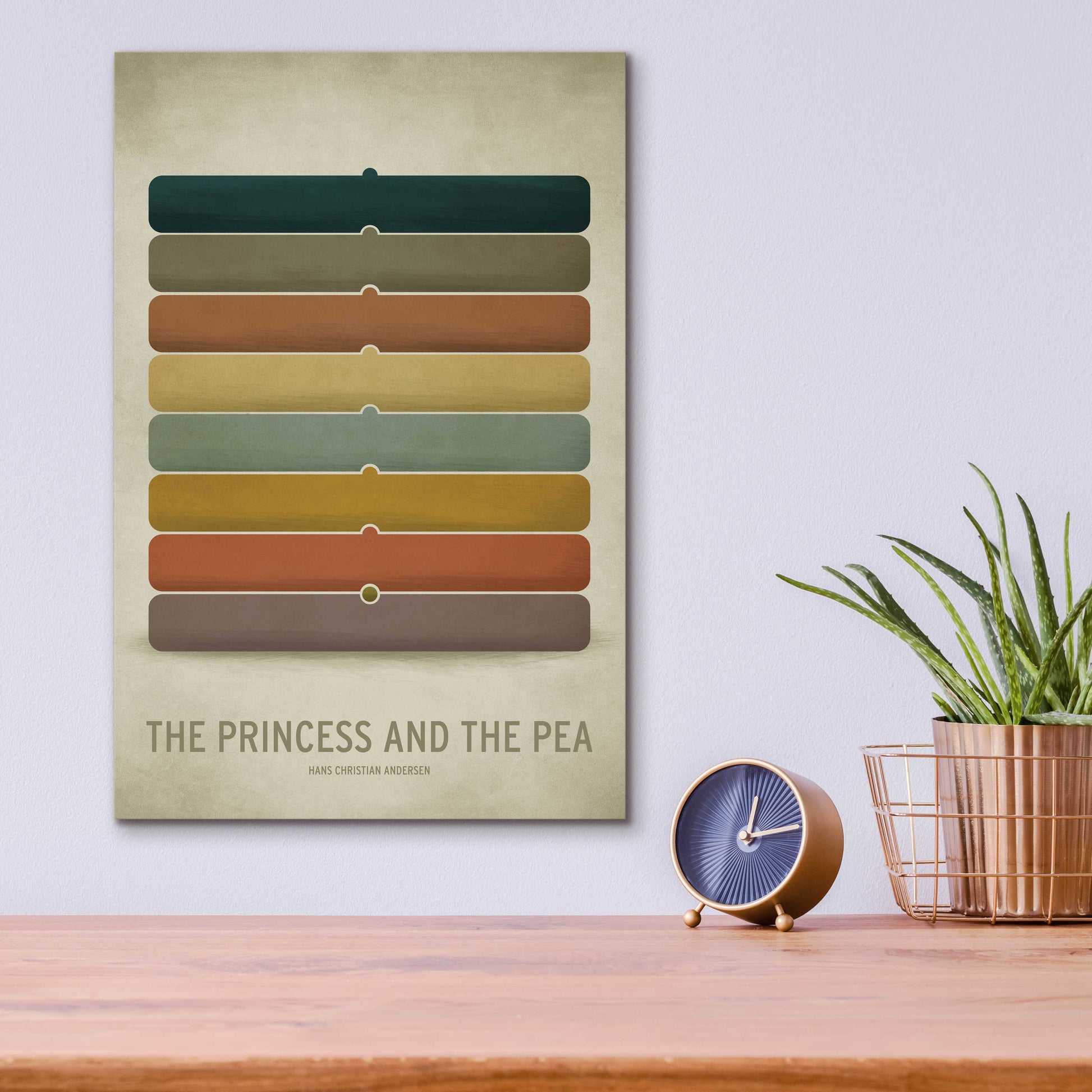 Epic Art 'Princess Pea' by Christian Jackson, Acrylic Glass Wall Art,12x16