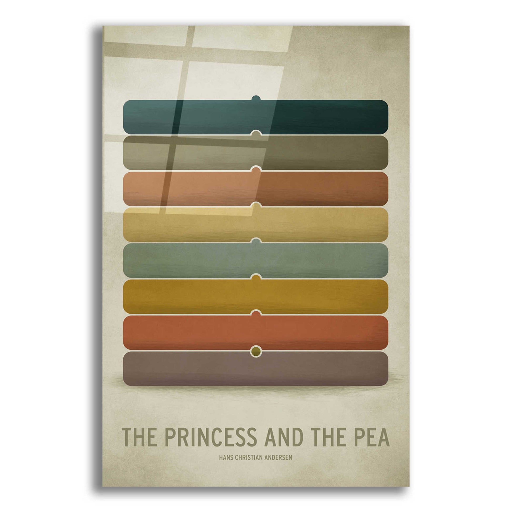 Epic Art 'Princess Pea' by Christian Jackson, Acrylic Glass Wall Art,12x16