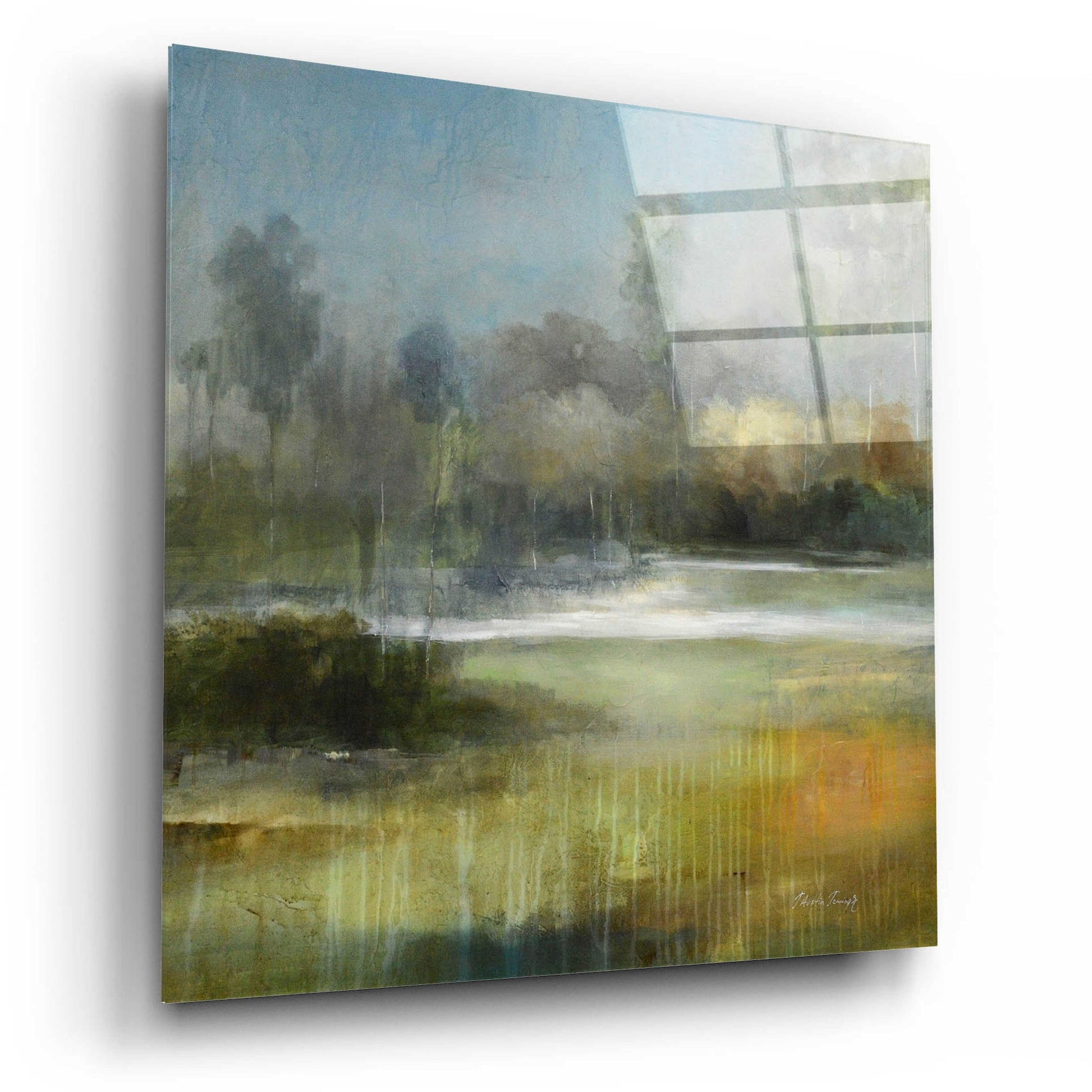 Epic Art 'A Quiet Place' by J Austin Jennings, Acrylic Glass Wall Art,12x12