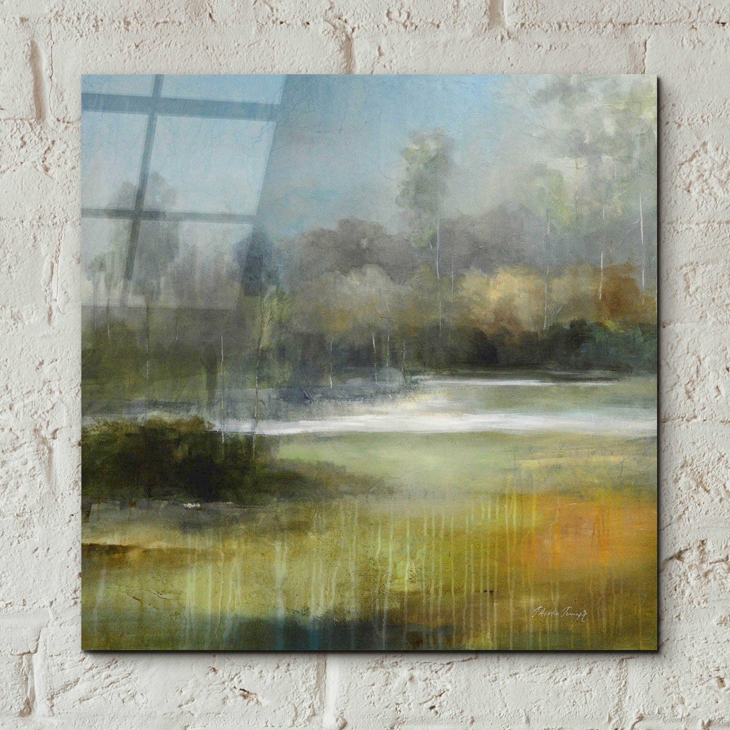 Epic Art 'A Quiet Place' by J Austin Jennings, Acrylic Glass Wall Art,12x12