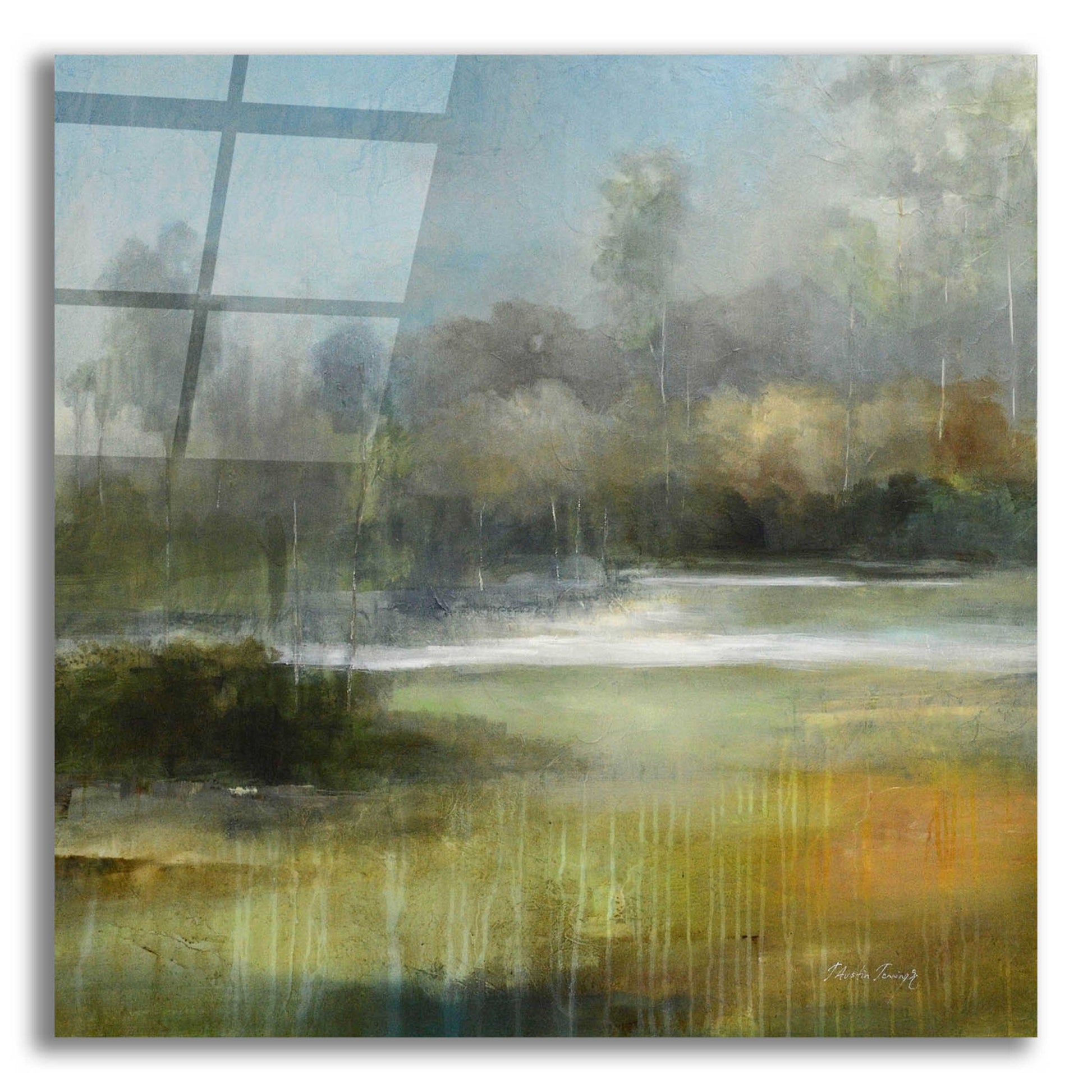 Epic Art 'A Quiet Place' by J Austin Jennings, Acrylic Glass Wall Art,12x12