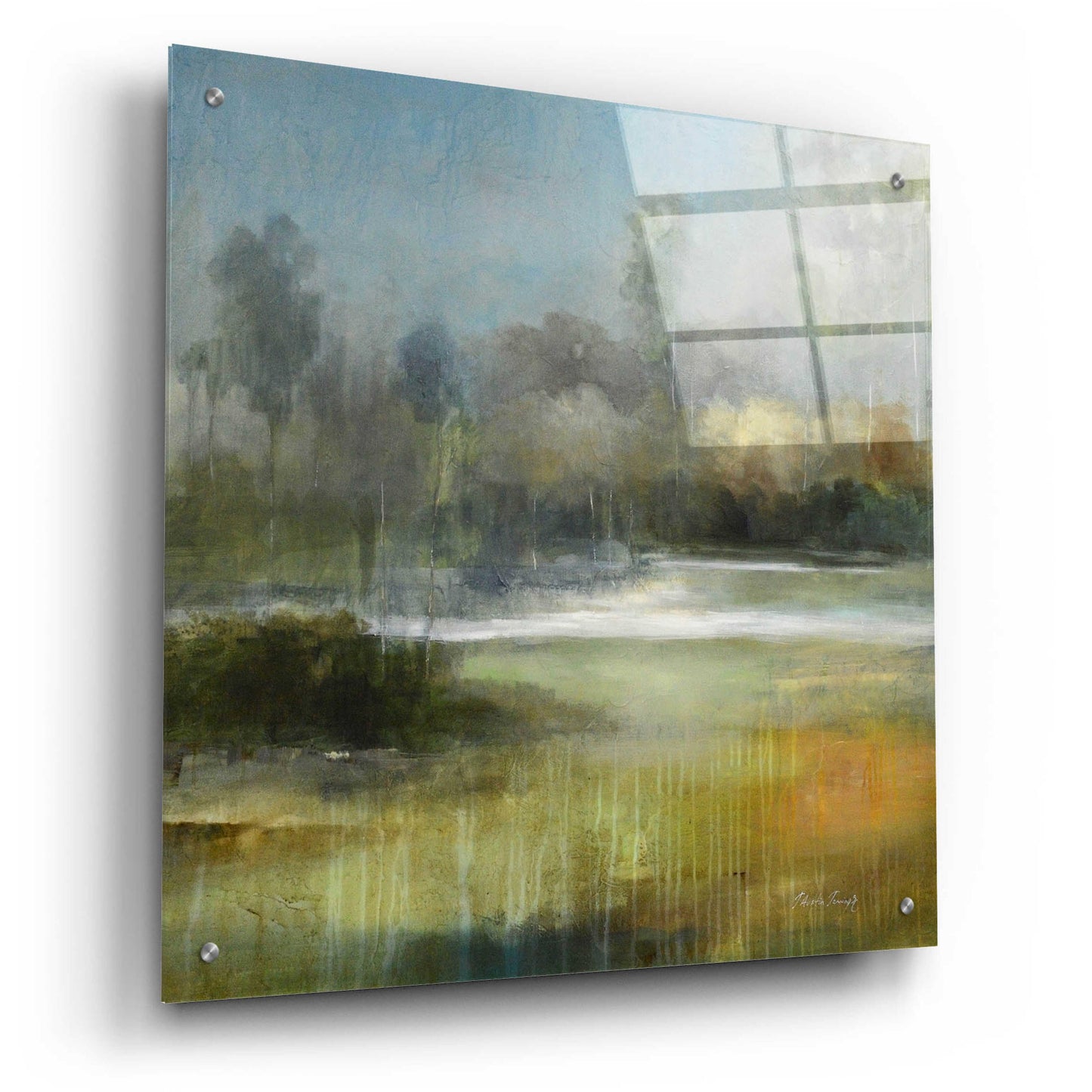 Epic Art 'A Quiet Place' by J Austin Jennings, Acrylic Glass Wall Art,24x24