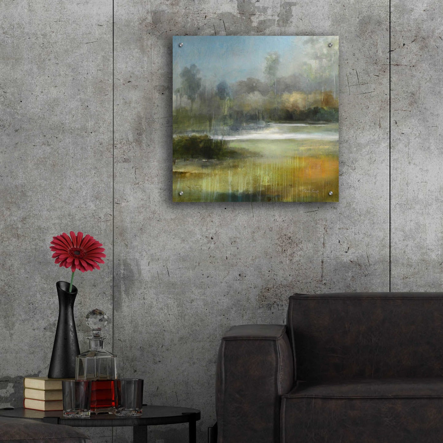 Epic Art 'A Quiet Place' by J Austin Jennings, Acrylic Glass Wall Art,24x24