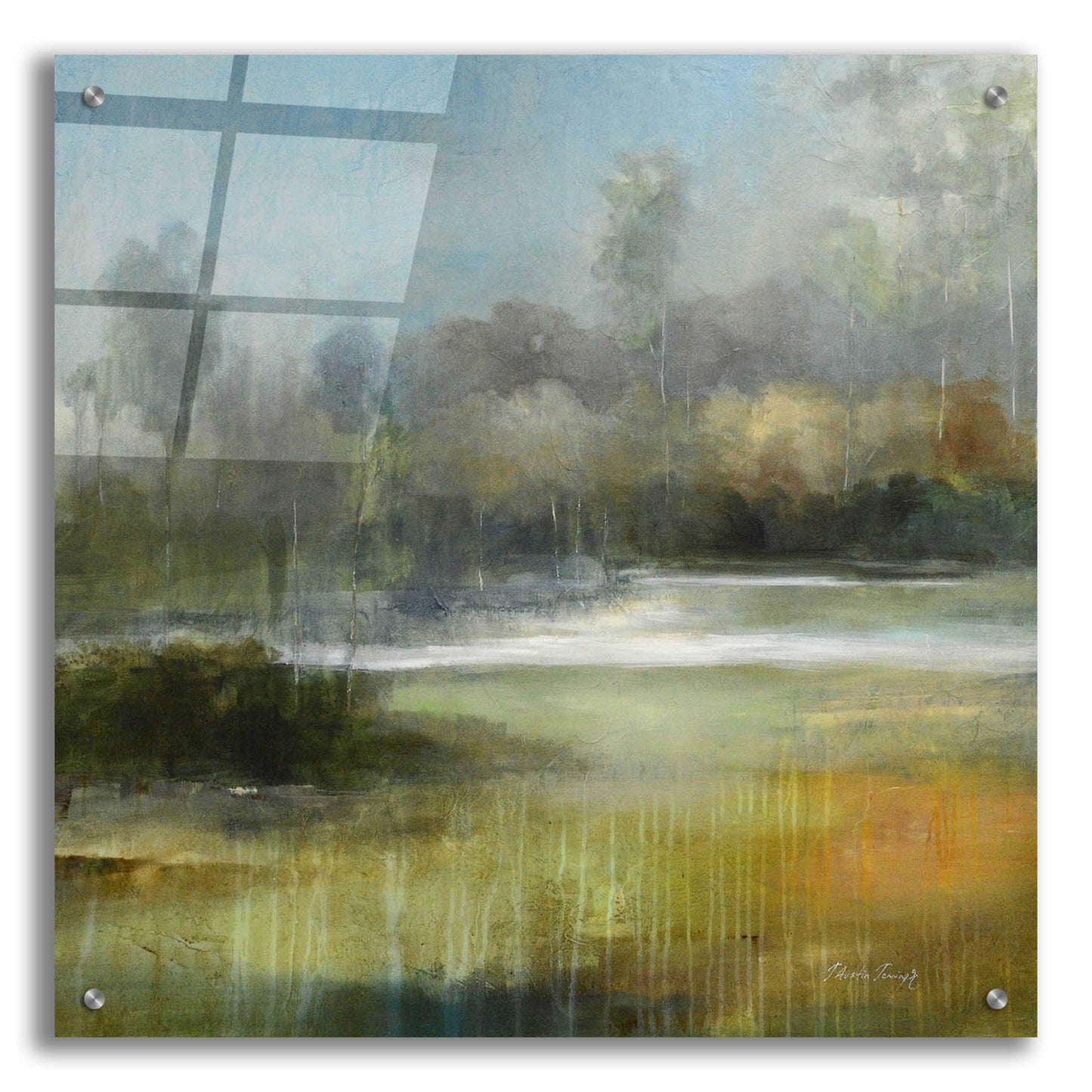 Epic Art 'A Quiet Place' by J Austin Jennings, Acrylic Glass Wall Art,24x24