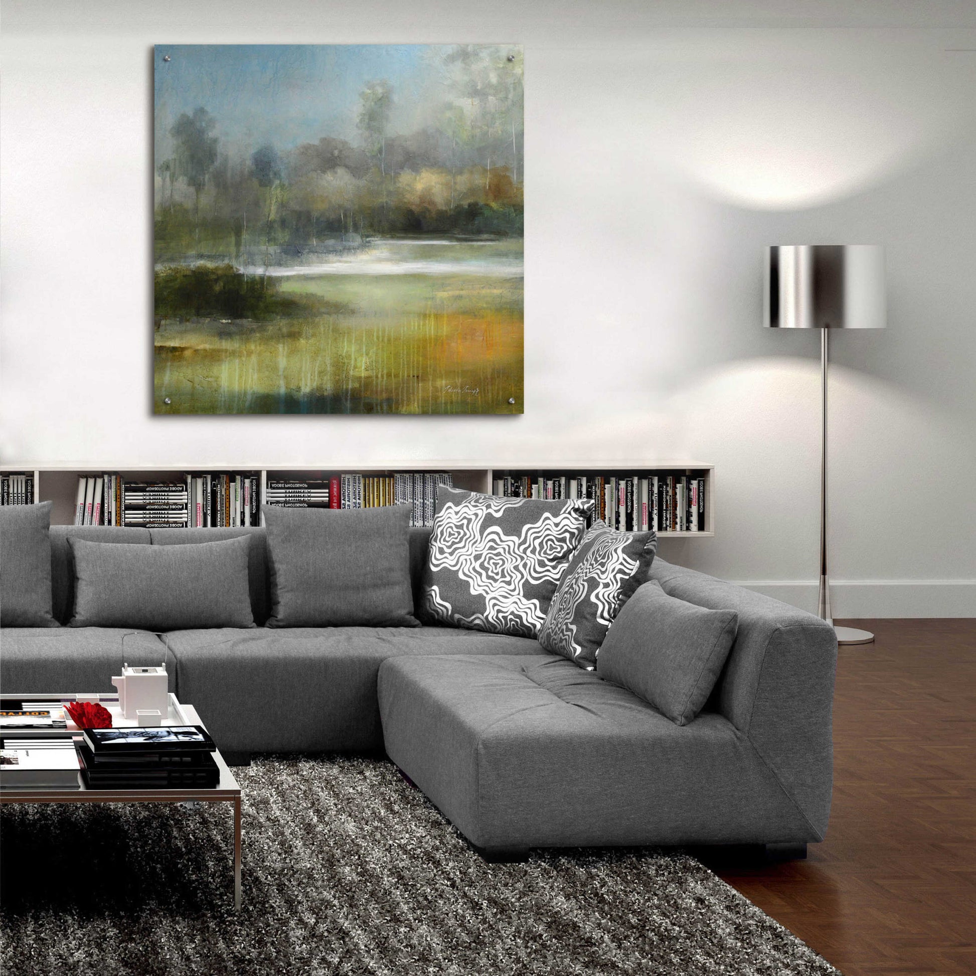 Epic Art 'A Quiet Place' by J Austin Jennings, Acrylic Glass Wall Art,36x36