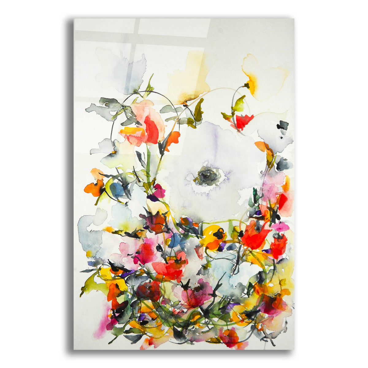 Epic Art 'Gardenia 11' by Karin Johannesson, Acrylic Glass Wall Art
