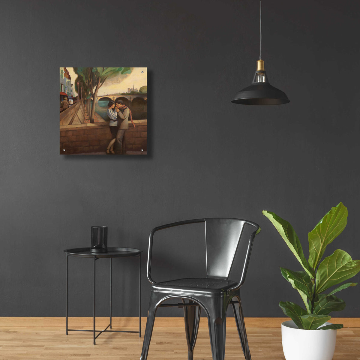 Epic Art 'April in Paris' by Gary Kelley, Acrylic Glass Wall Art,24x24
