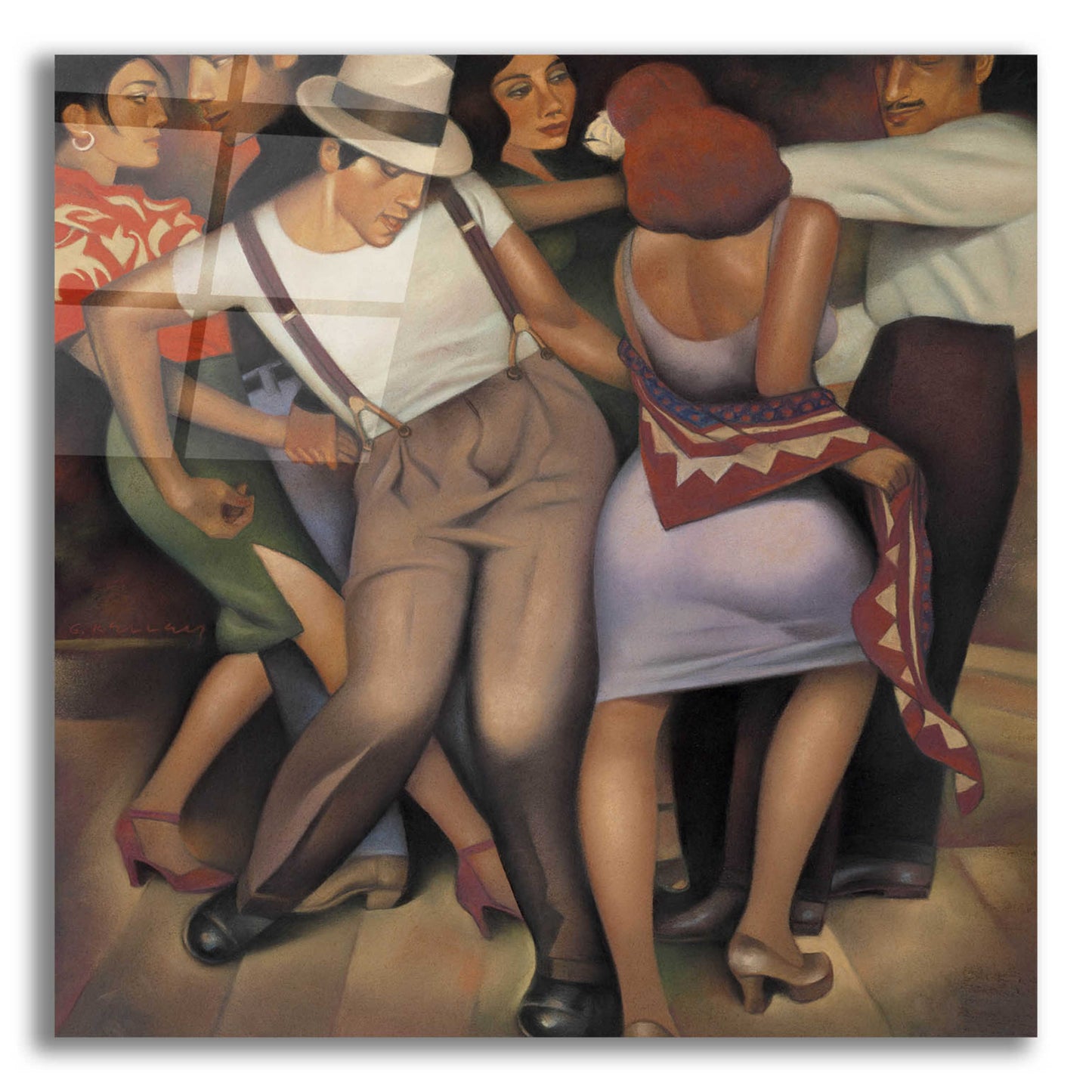 Epic Art 'Latino Jazz' by Gary Kelley, Acrylic Glass Wall Art