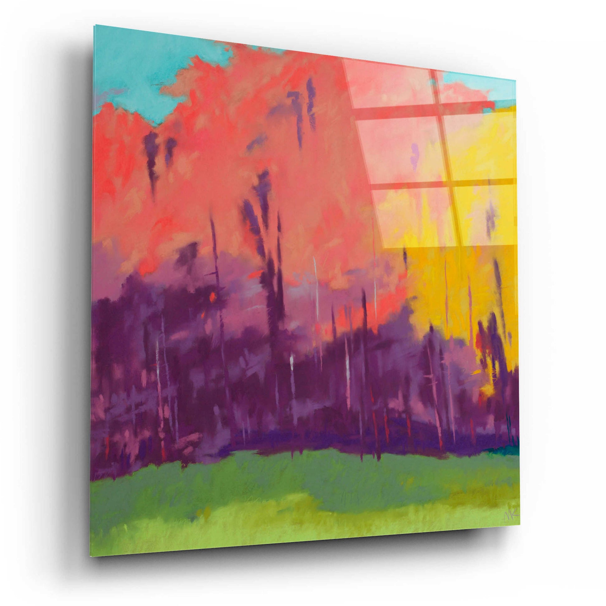 Epic Art 'Bright View No. 2' by Mike Kelly, Acrylic Glass Wall Art,12x12