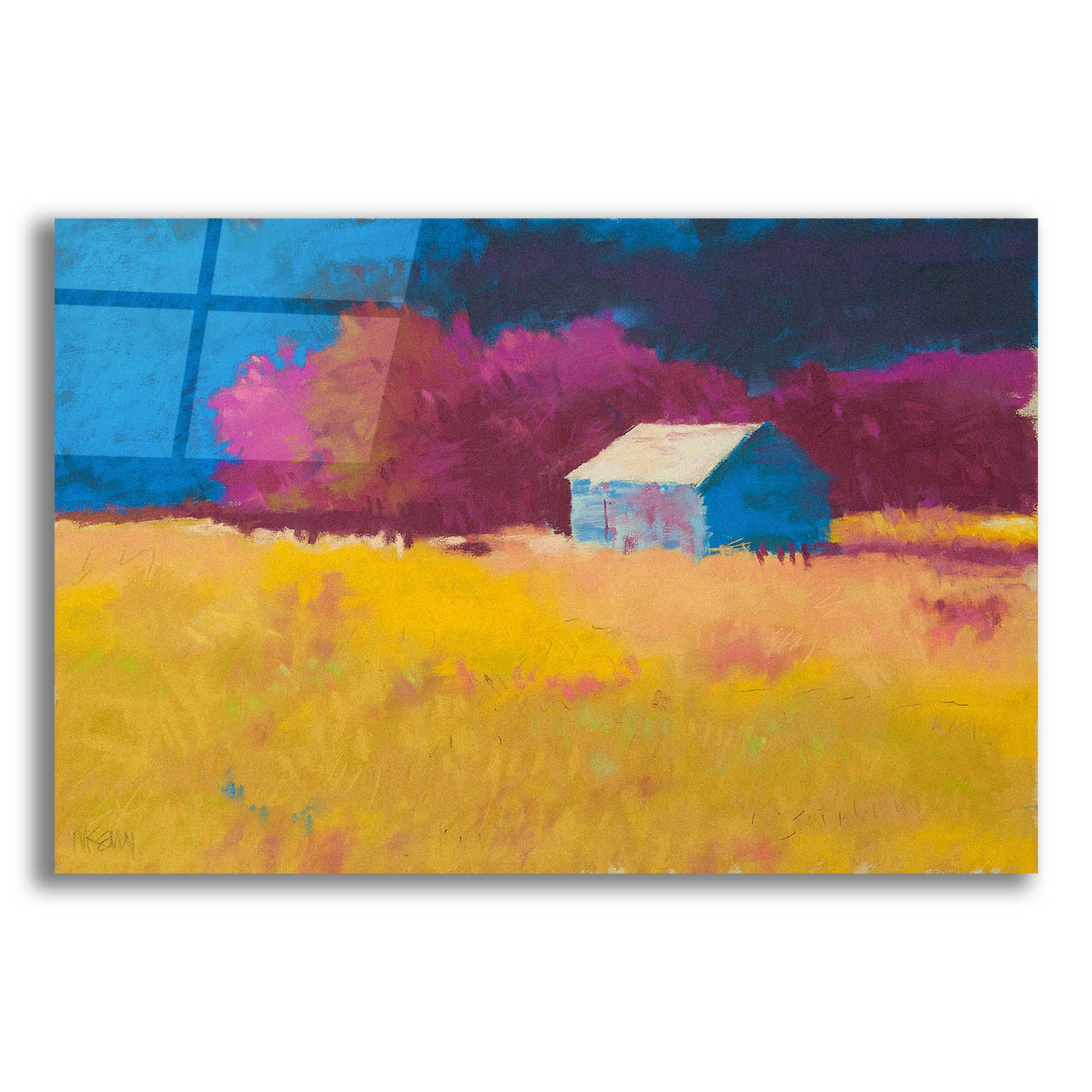 Epic Art 'Early Fall near Roanoke' by Mike Kelly, Acrylic Glass Wall Art,24x16