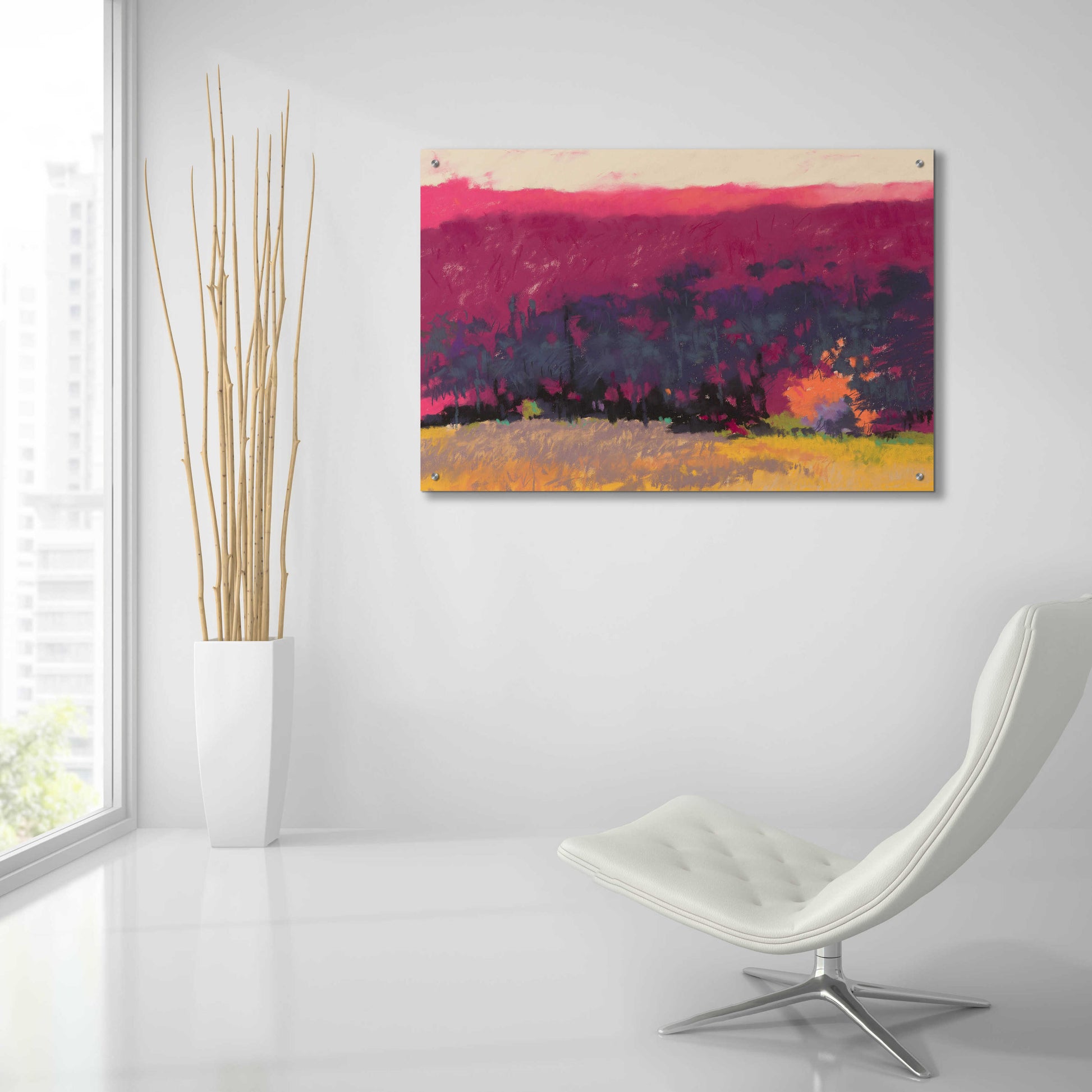 Epic Art 'Glow' by Mike Kelly, Acrylic Glass Wall Art,36x24