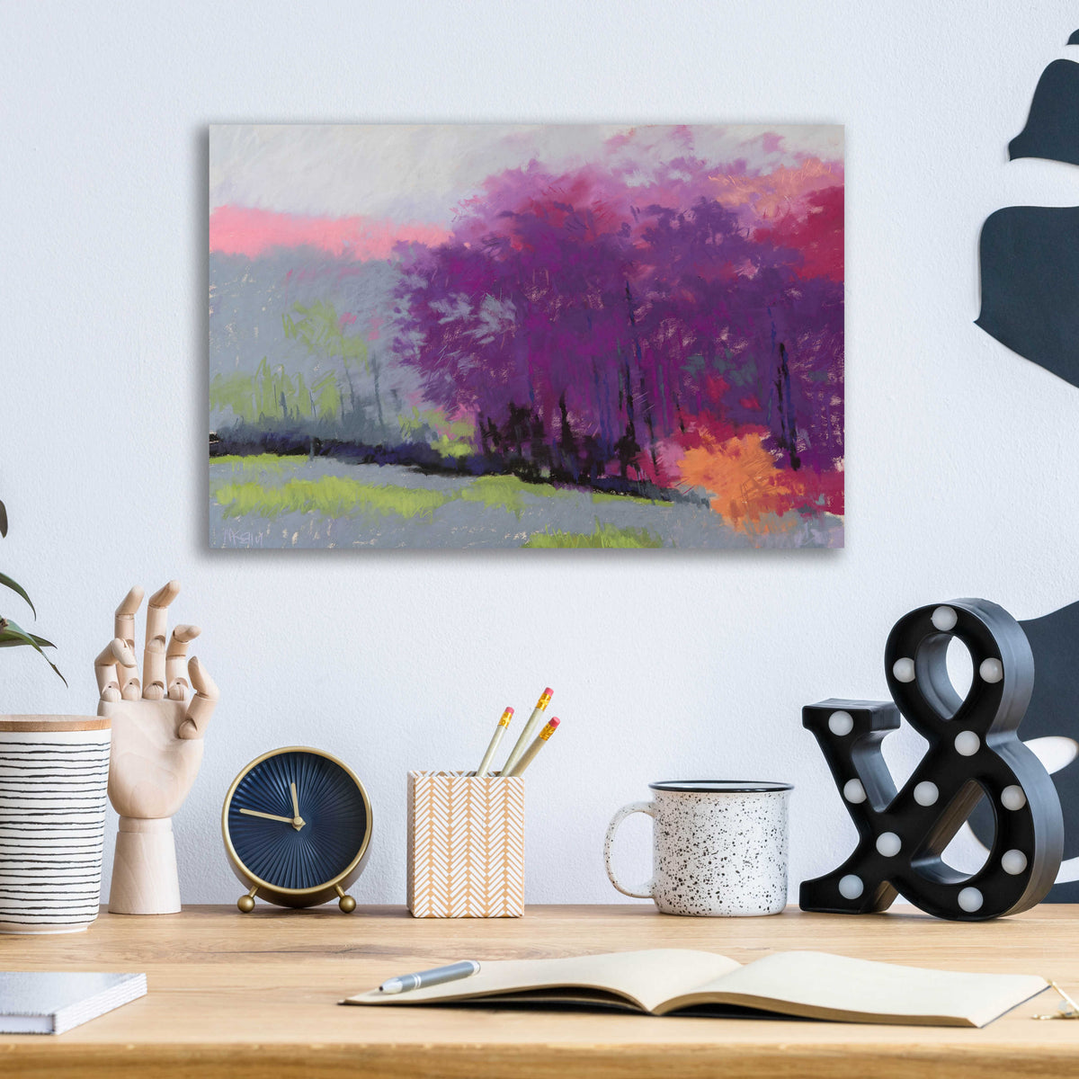 Epic Art 'Pantone Woods' by Mike Kelly, Acrylic Glass Wall Art,16x12