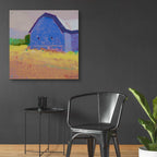 Epic Art 'Summer Field' by Mike Kelly, Acrylic Glass Wall Art,36x36