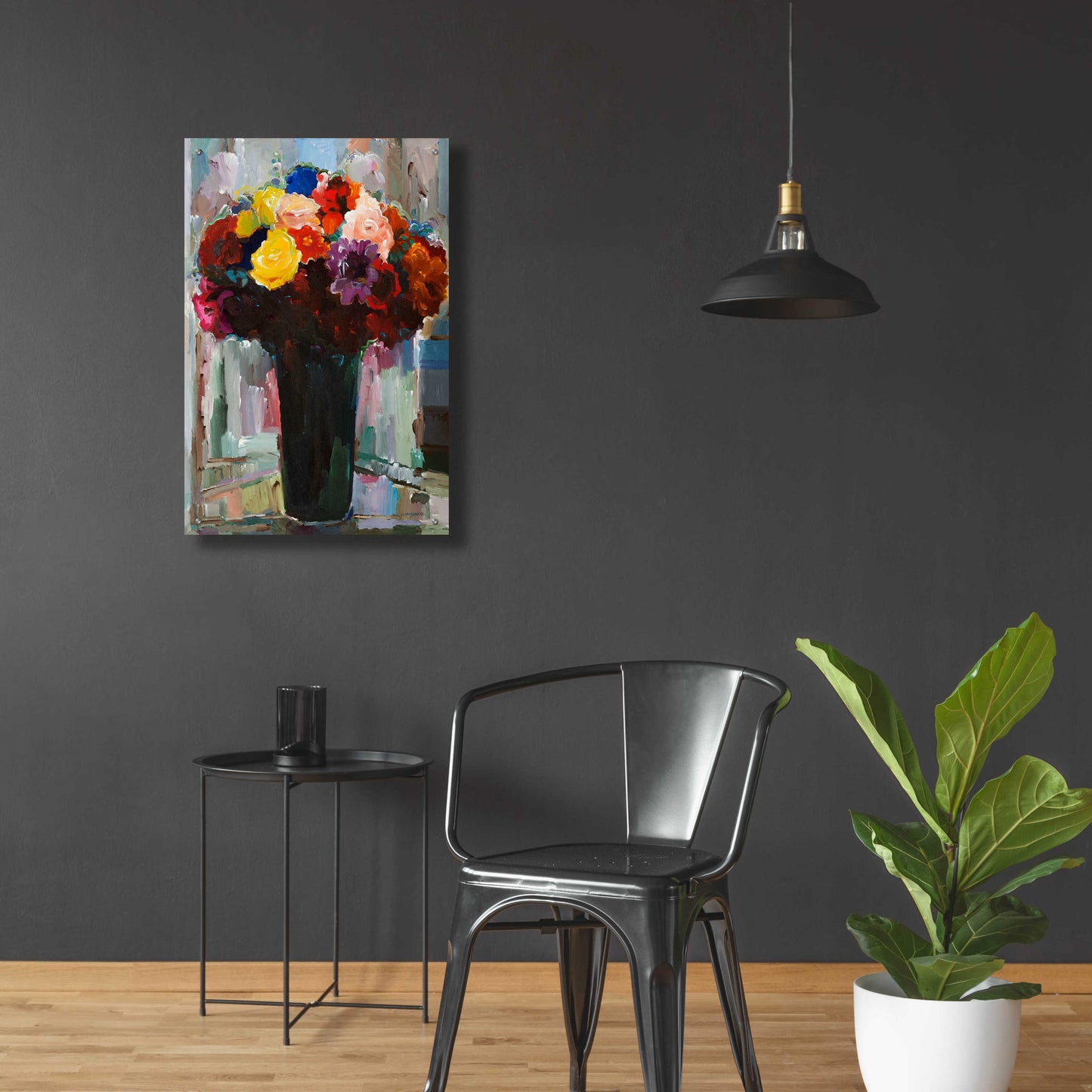 Epic Art 'Abundant Bouquet' by Hooshang Khorasani, Acrylic Glass Wall Art,24x36