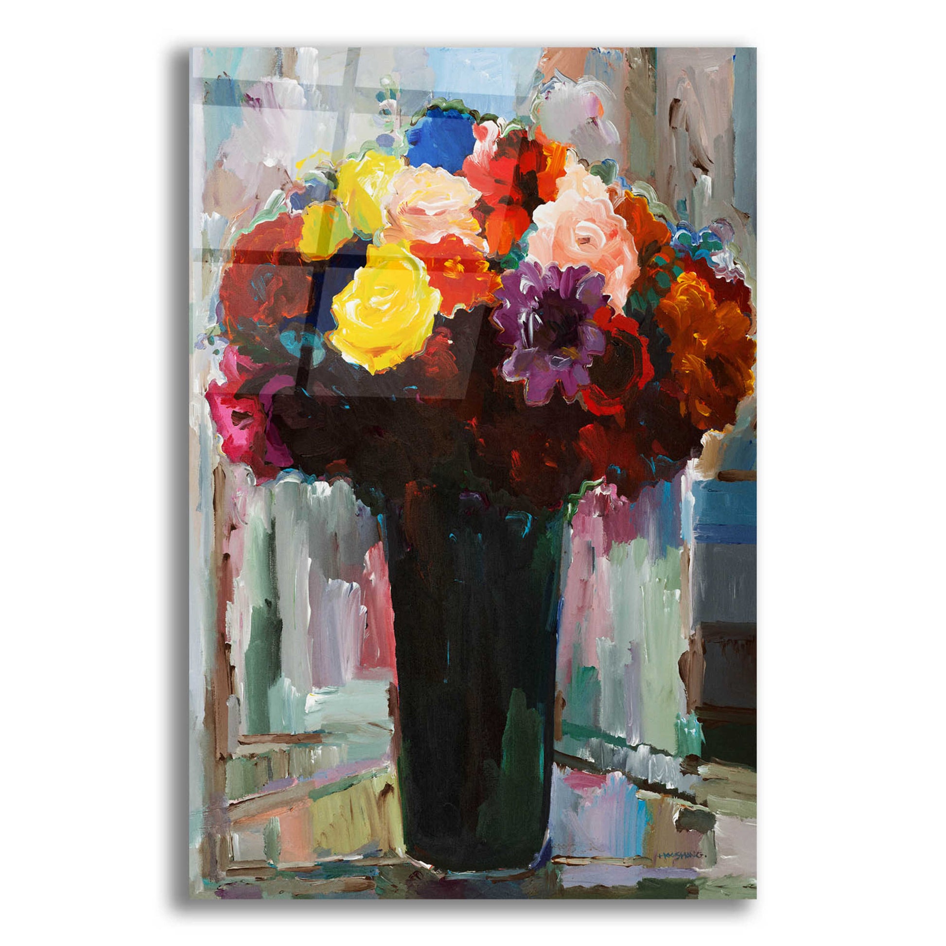 Epic Art 'Abundant Bouquet' by Hooshang Khorasani, Acrylic Glass Wall Art