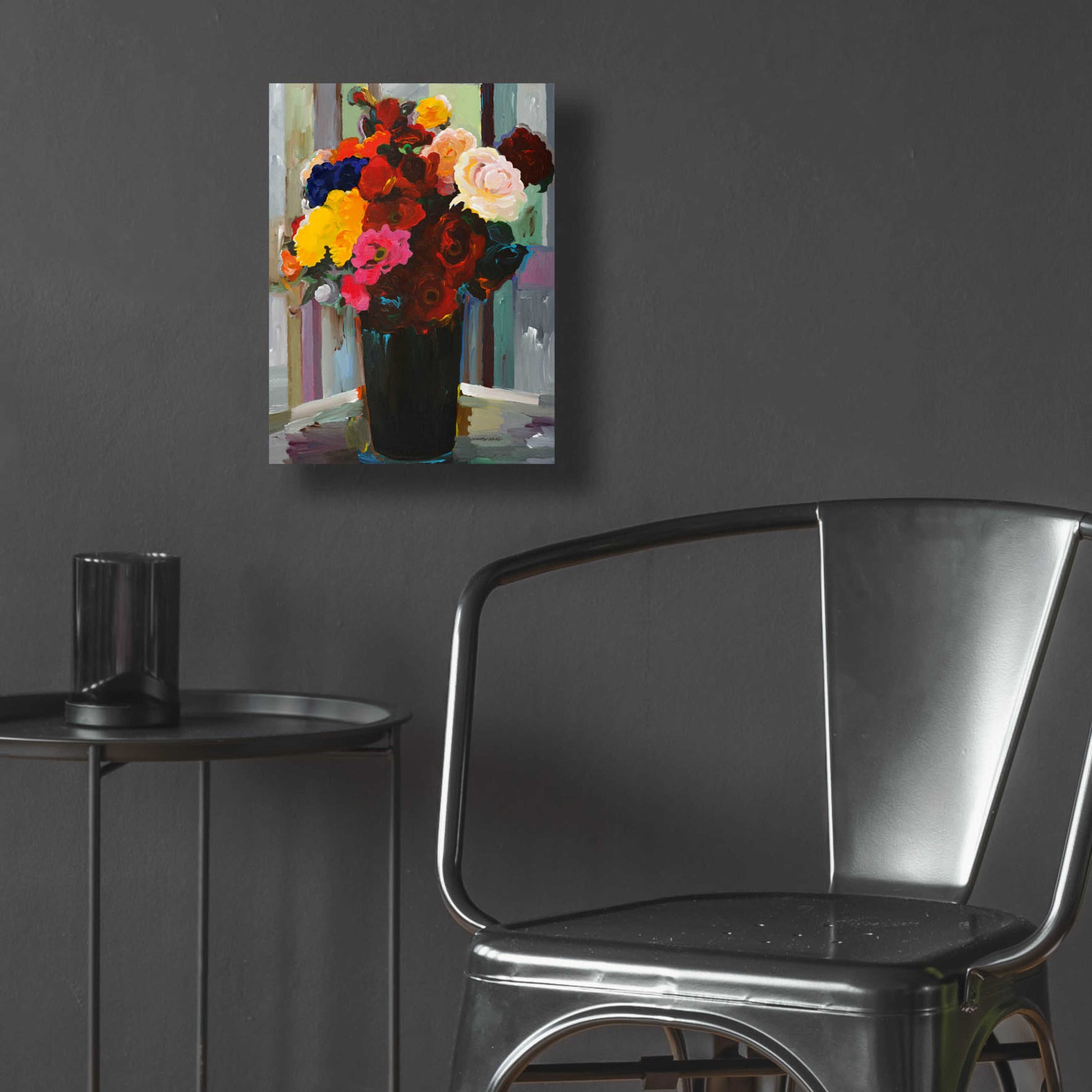 Epic Art 'Bold Bouquet' by Hooshang Khorasani, Acrylic Glass Wall Art,12x16