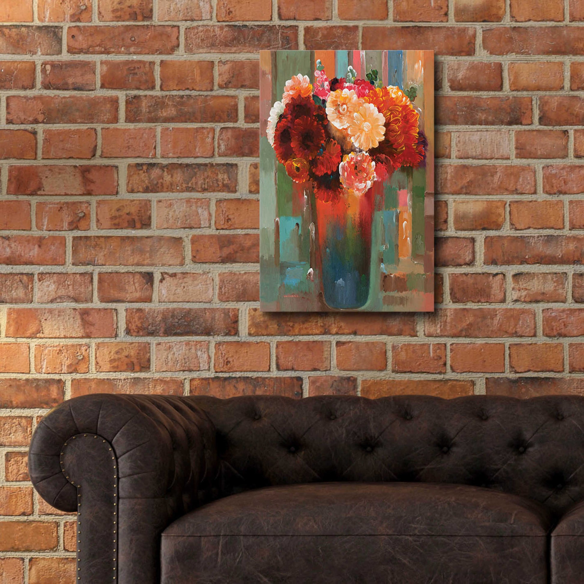 Epic Art 'Sunset Bouquet' by Hooshang Khorasani, Acrylic Glass Wall Art,16x24