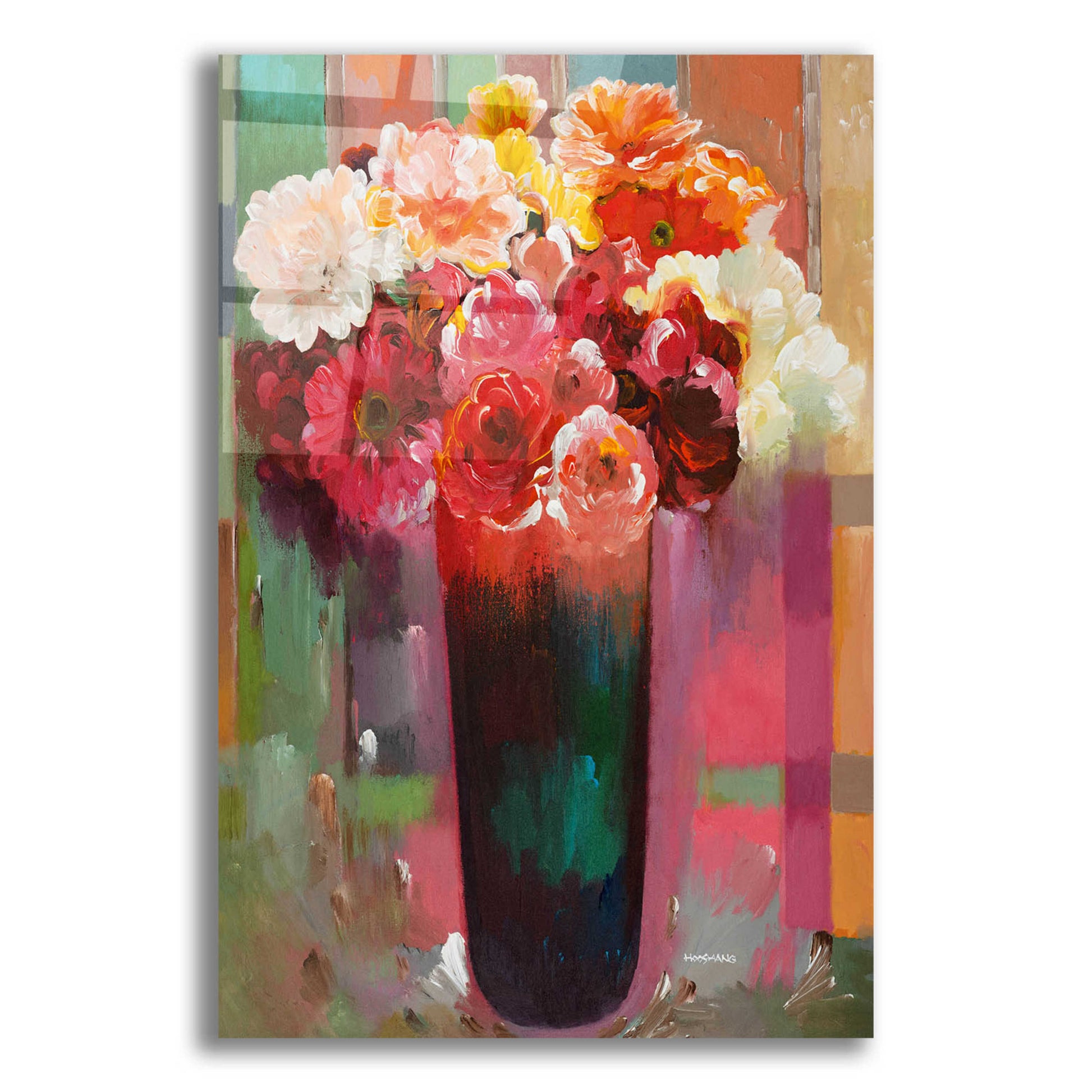 Epic Art 'Sunshine Bouquet' by Hooshang Khorasani, Acrylic Glass Wall Art,12x16