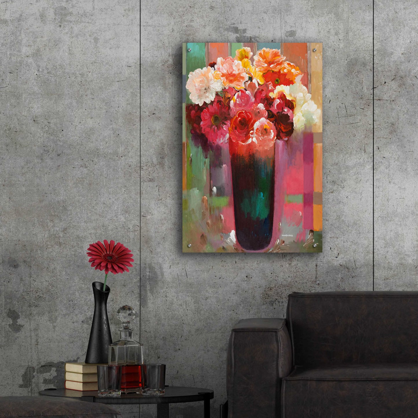 Epic Art 'Sunshine Bouquet' by Hooshang Khorasani, Acrylic Glass Wall Art,24x36