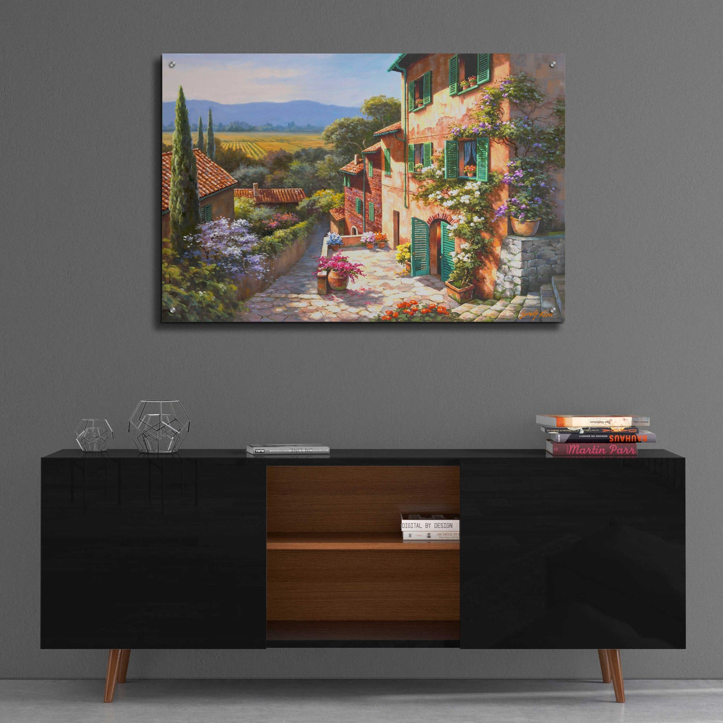 Epic Art 'Spring in the Valley' by Sung Kim, Acrylic Glass Wall Art,36x24