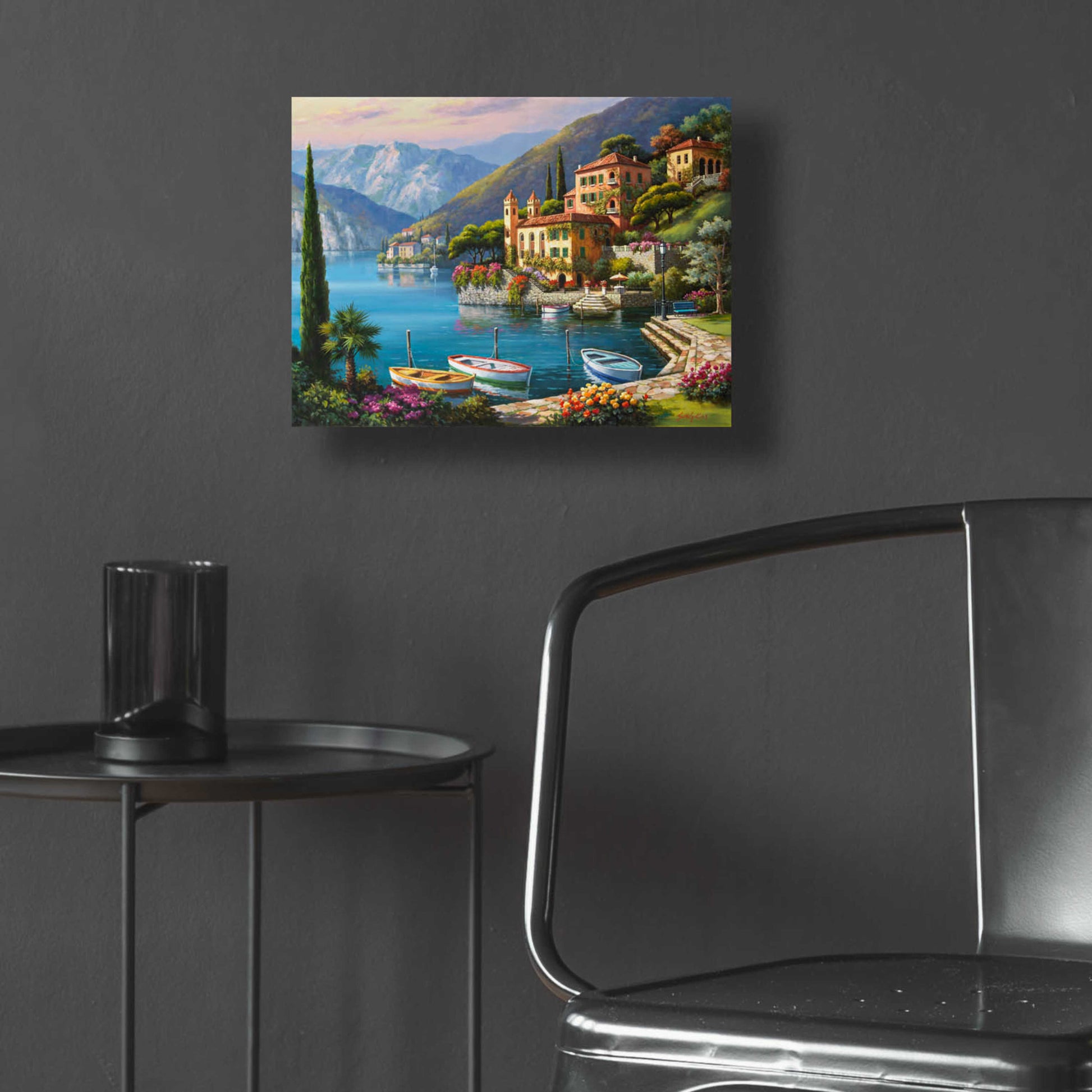 Epic Art 'Villa Bella Vista' by Sung Kim, Acrylic Glass Wall Art,16x12