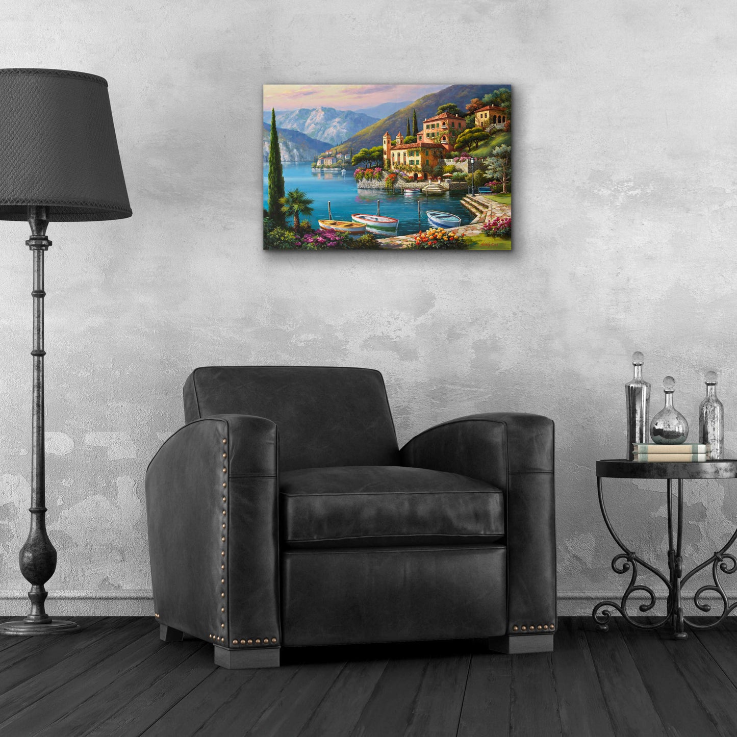 Epic Art 'Villa Bella Vista' by Sung Kim, Acrylic Glass Wall Art,24x16